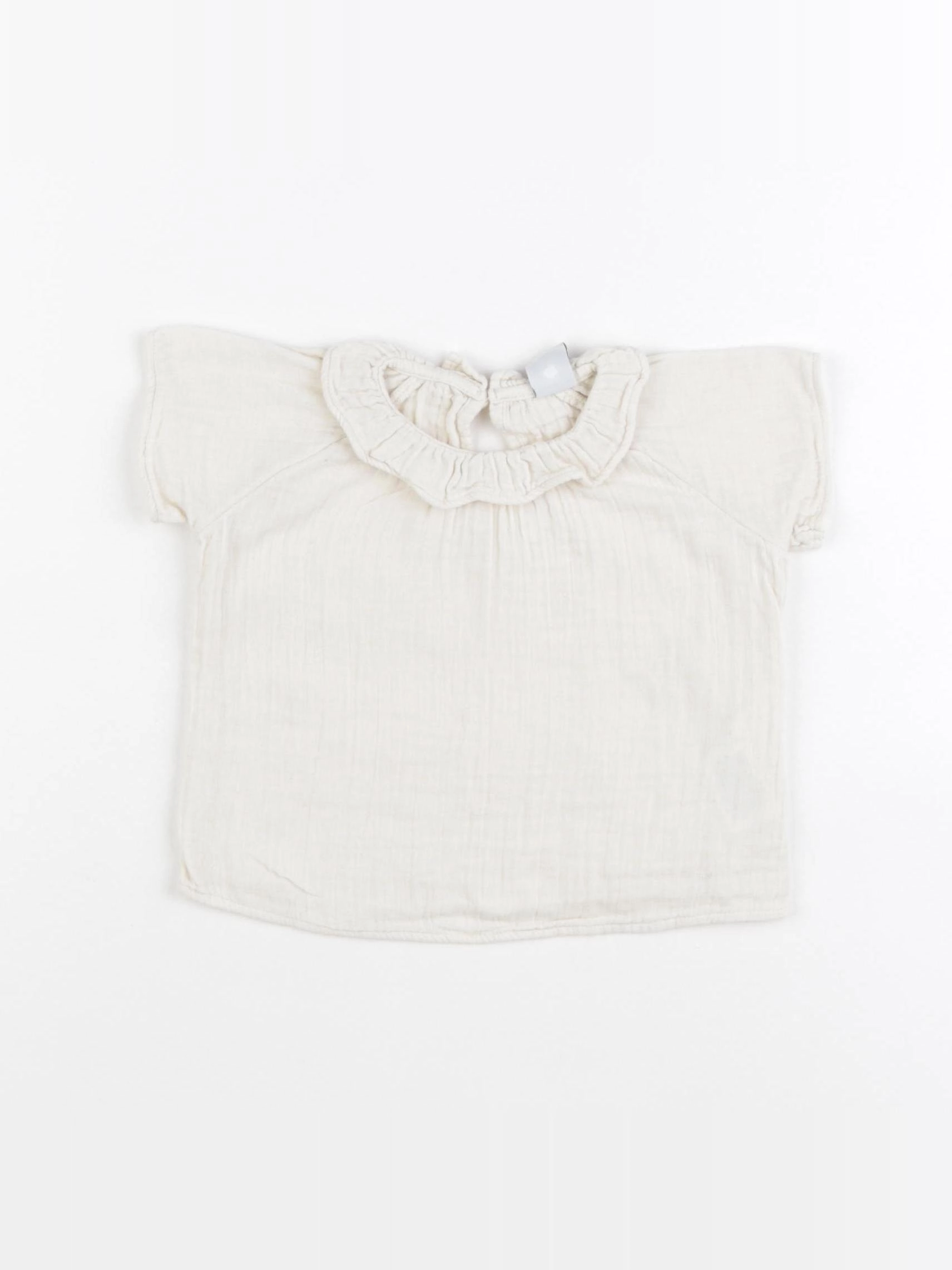 Petit Bateau - blouse beige - 6 mois