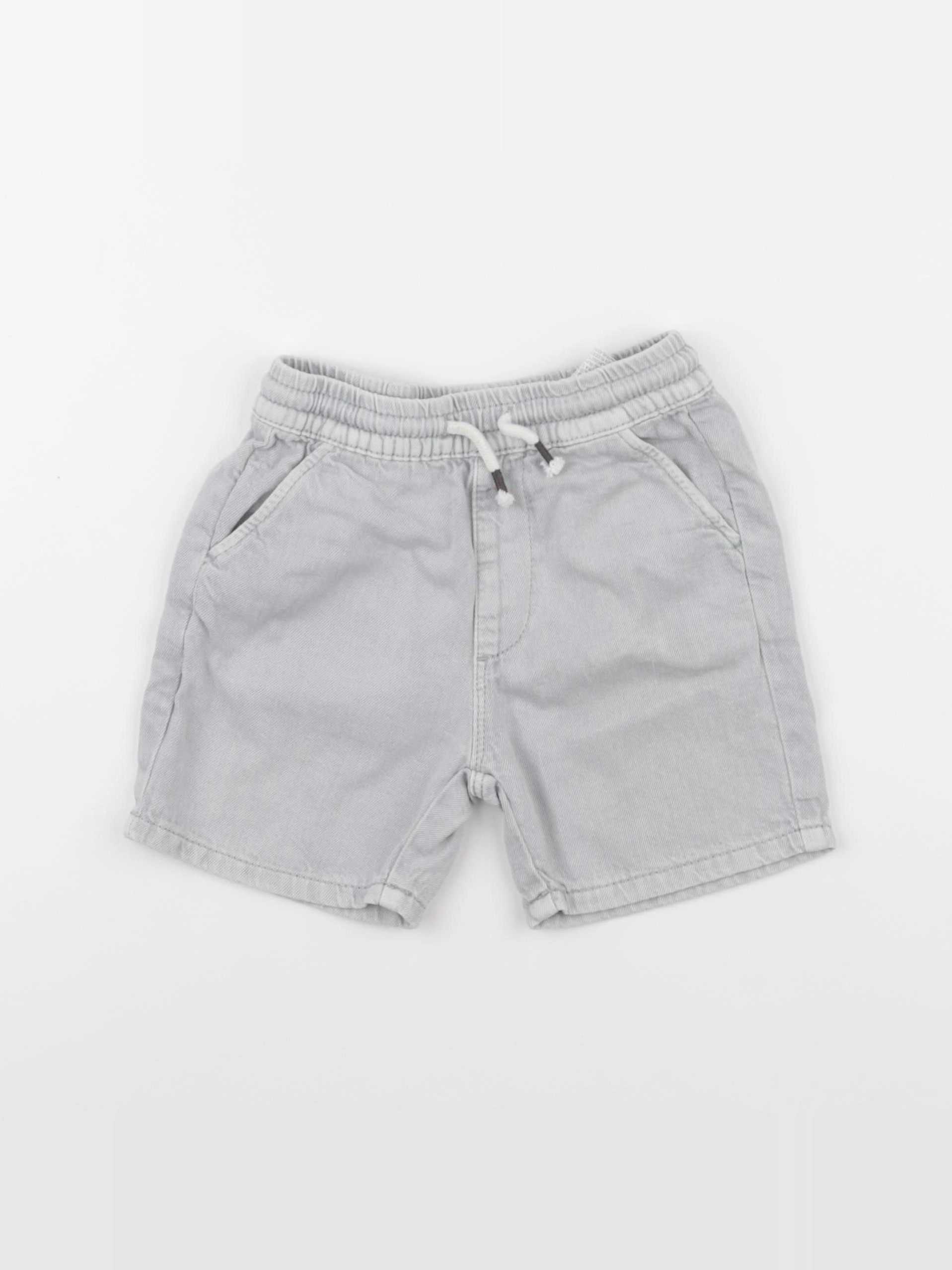 Zara - short bleu - 12/18 mois