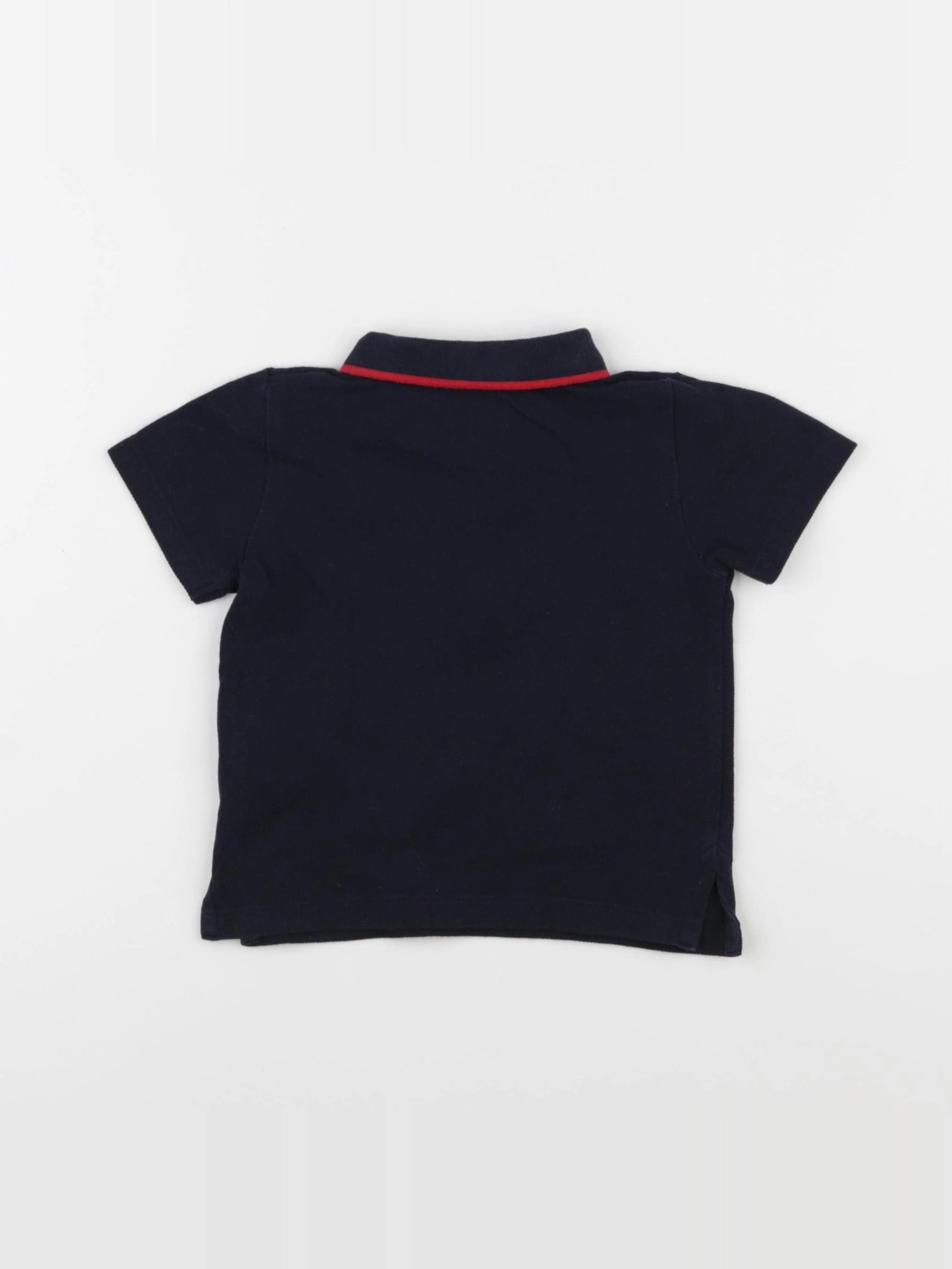 Boutchou - polo bleu - 12 mois