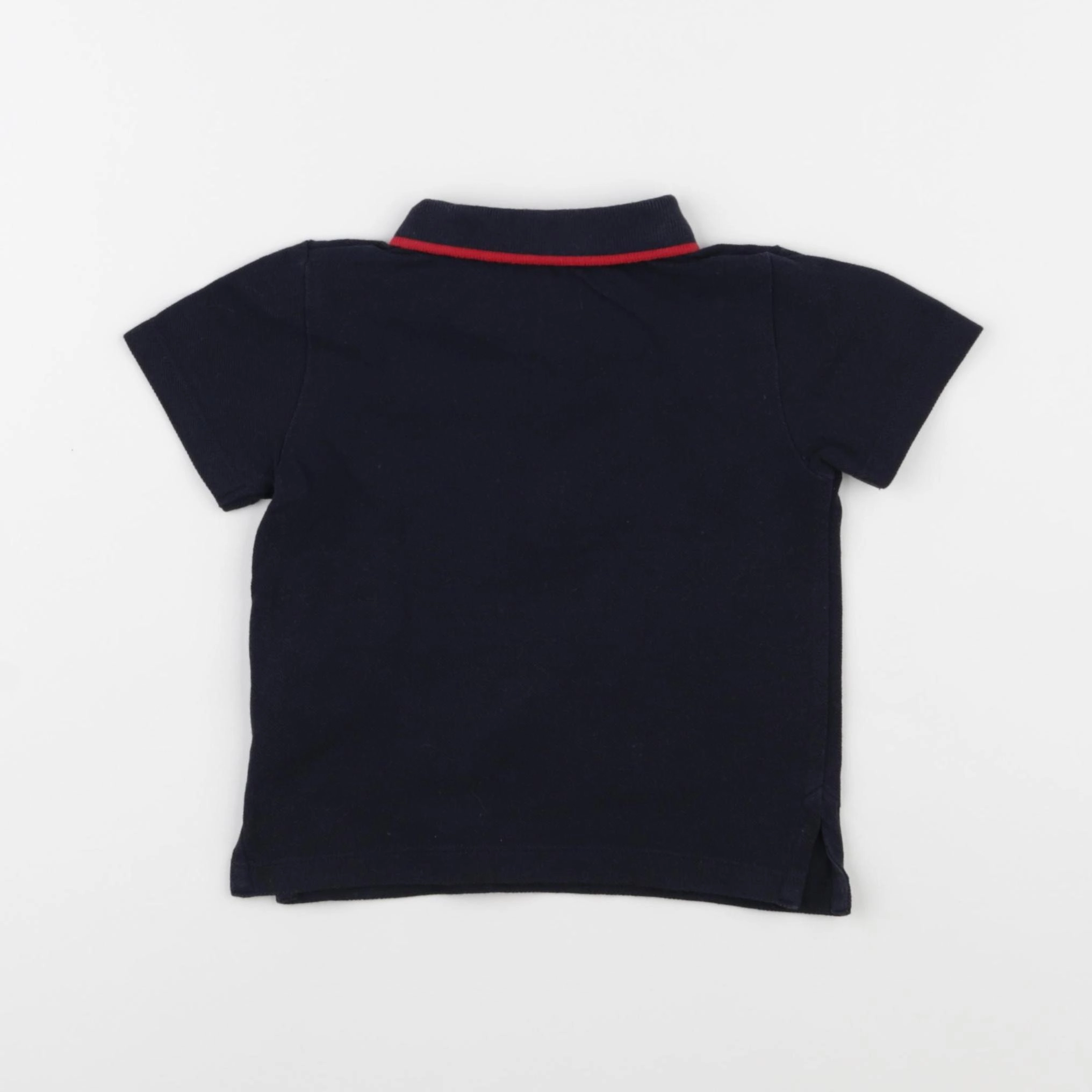 Boutchou - polo bleu - 12 mois