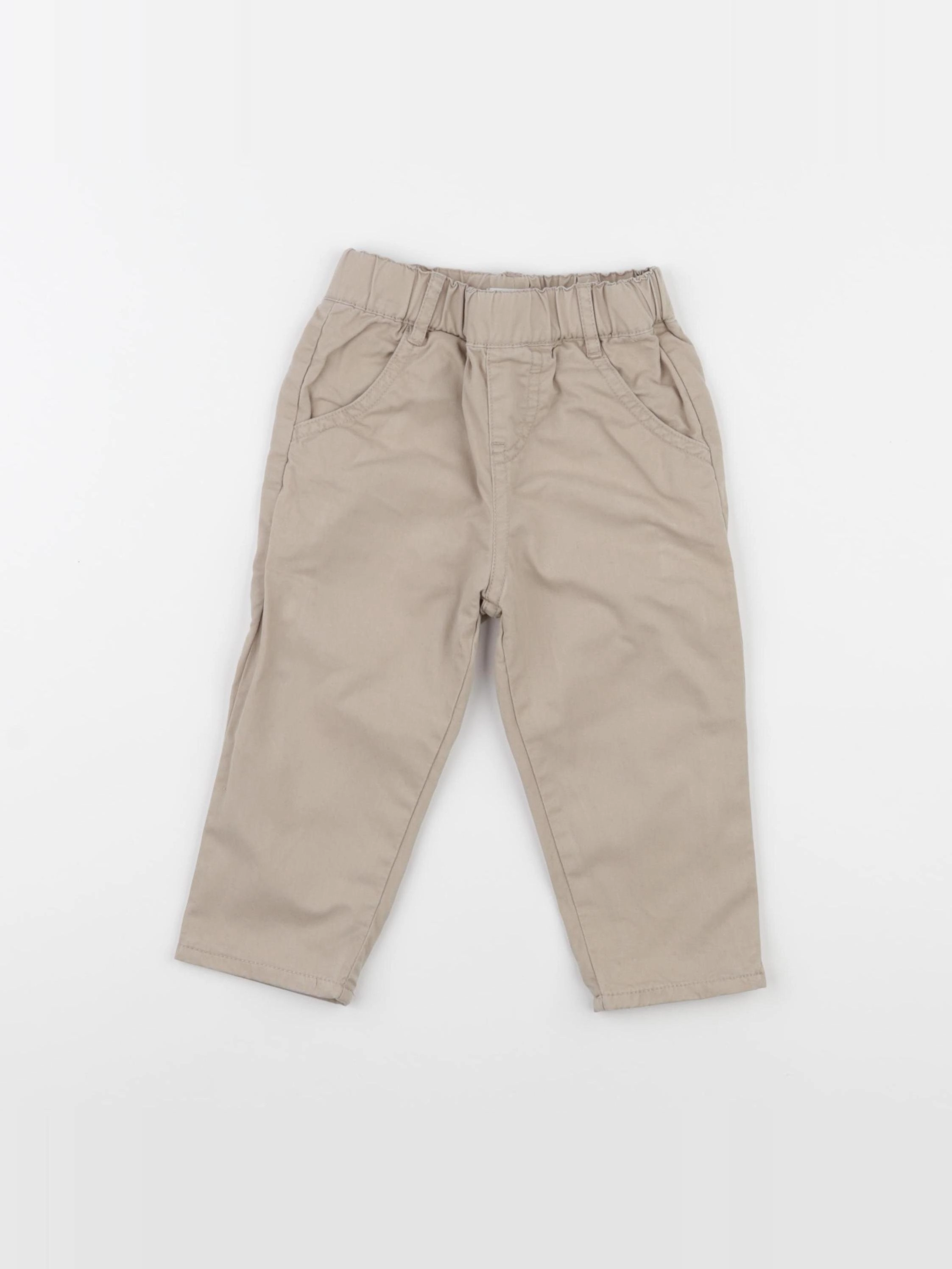 Boutchou - pantalon doublé beige - 12 mois