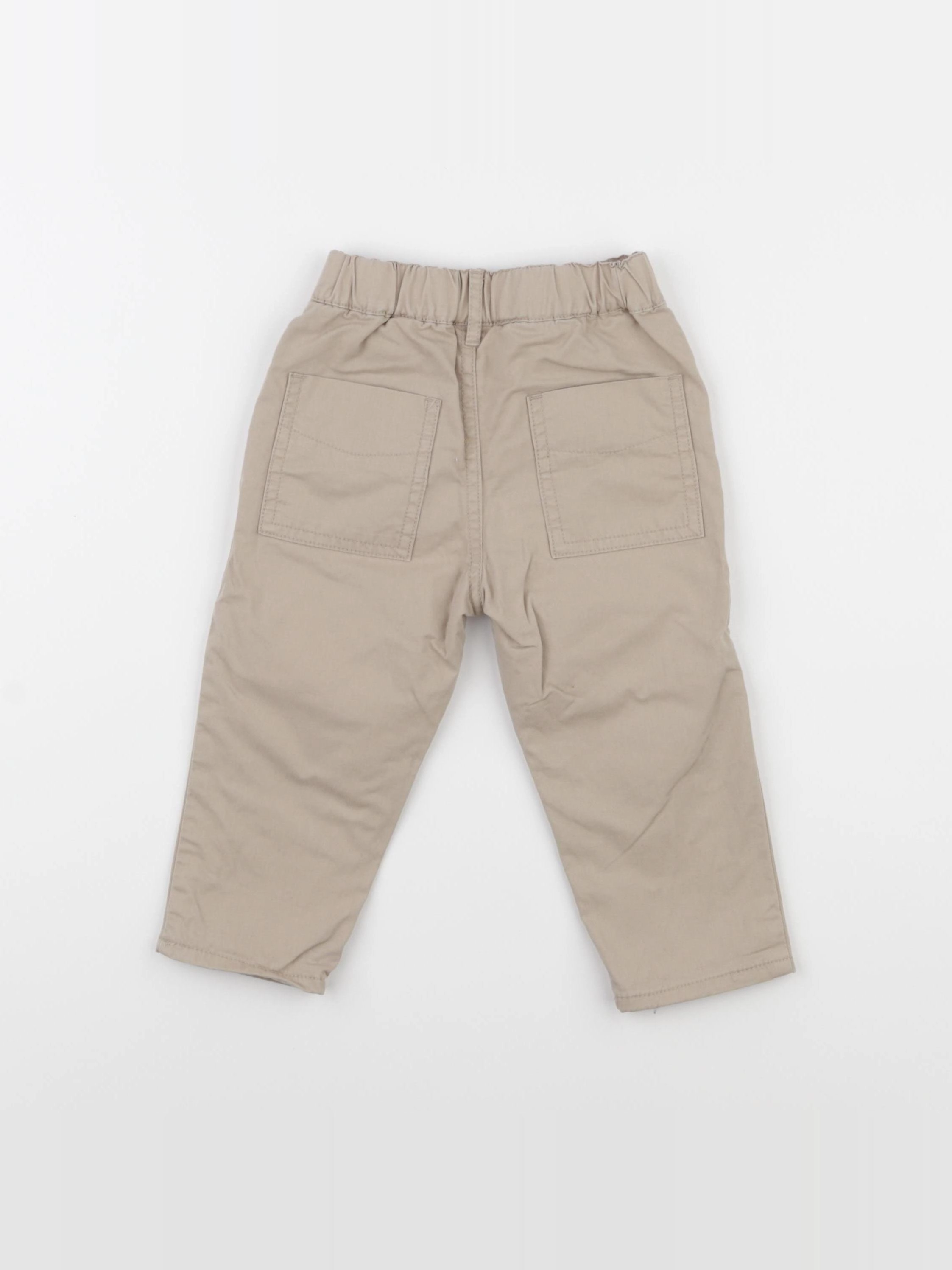 Boutchou - pantalon doublé beige - 12 mois
