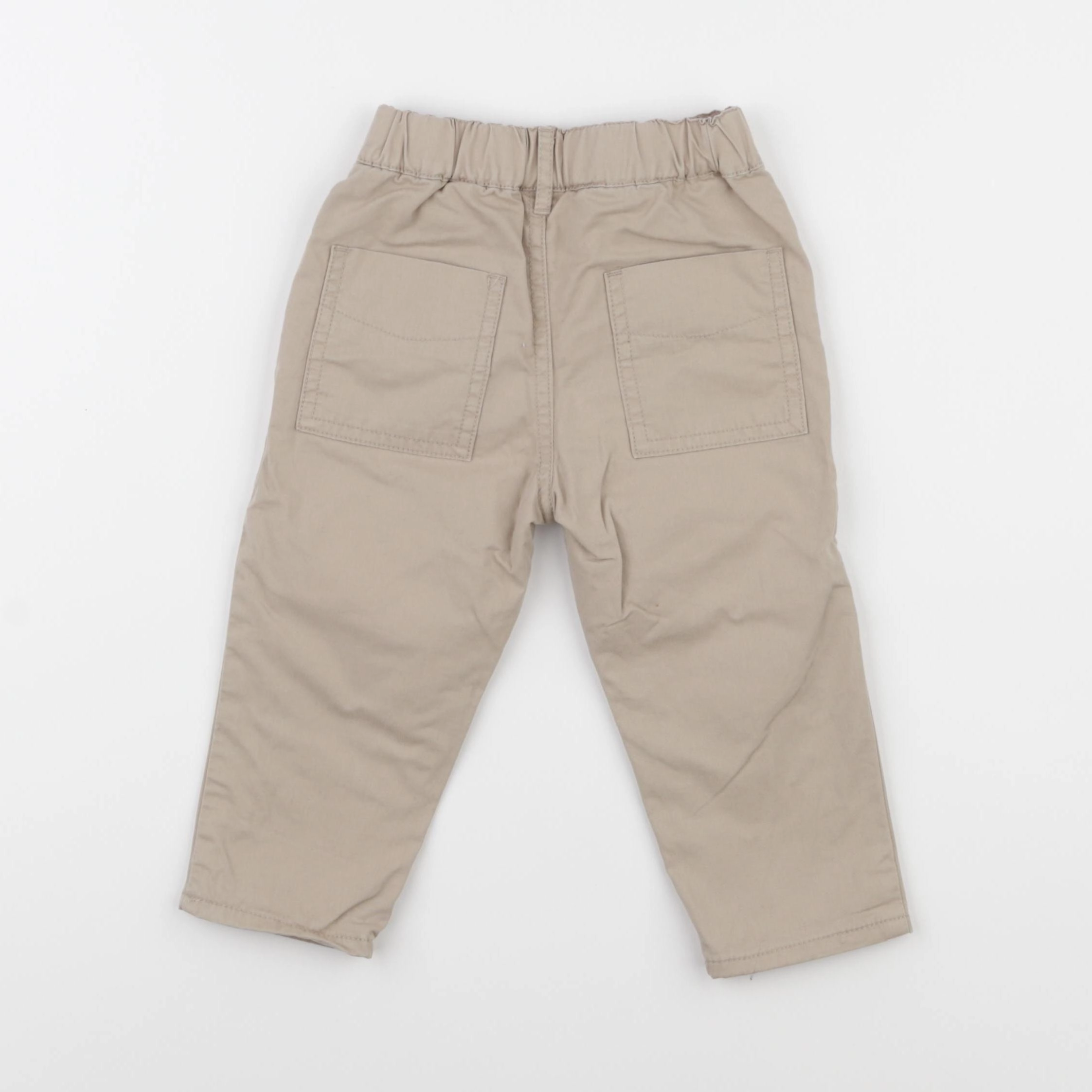 Boutchou - pantalon doublé beige - 12 mois