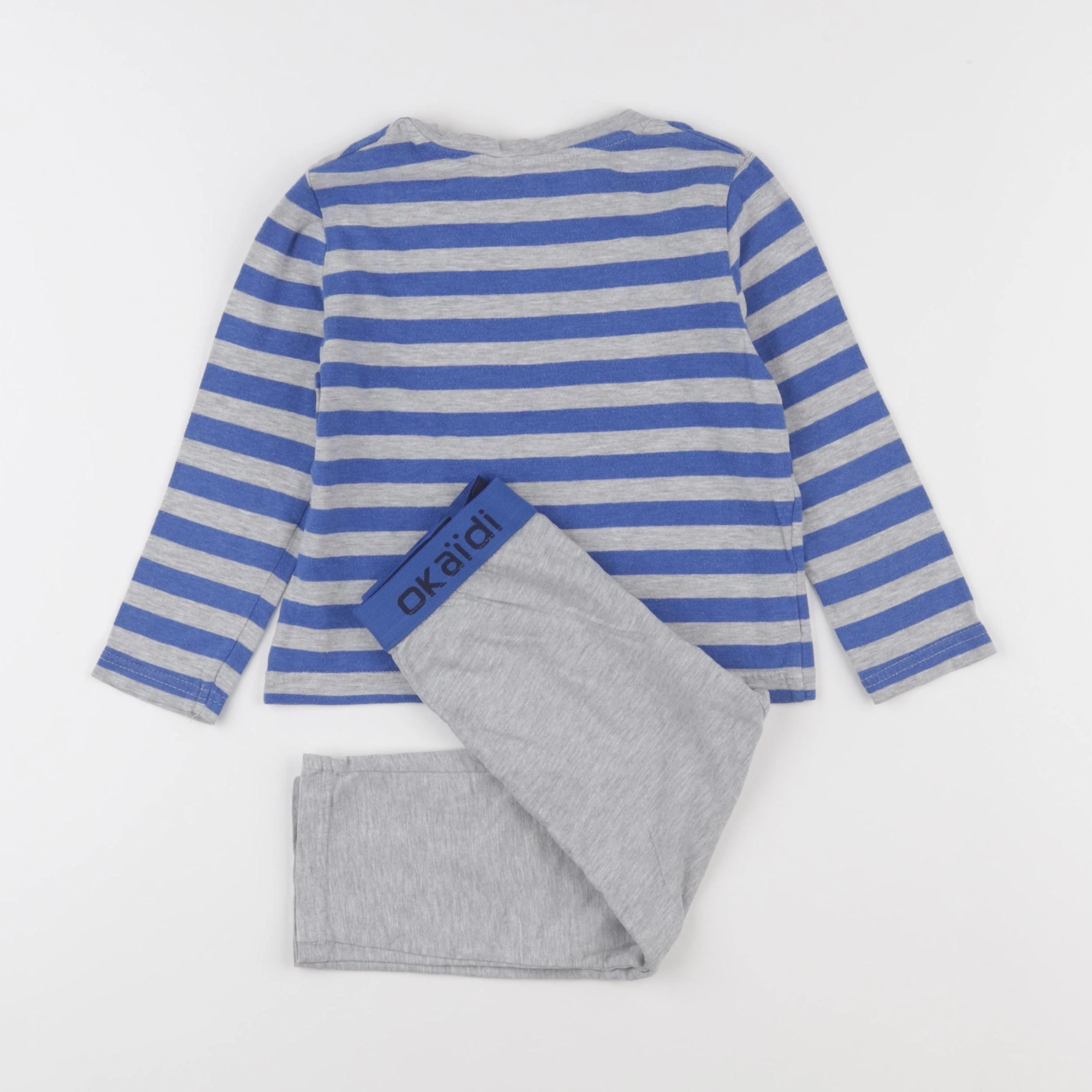 Okaidi - pyjama coton bleu - 3 ans