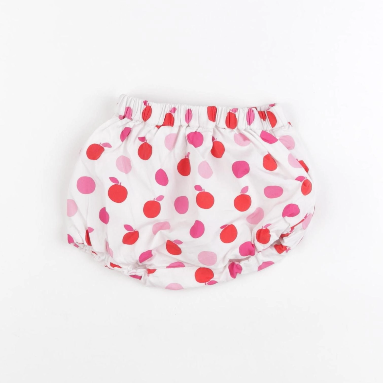 Jacadi - bloomer blanc, rose, rouge - 12 mois