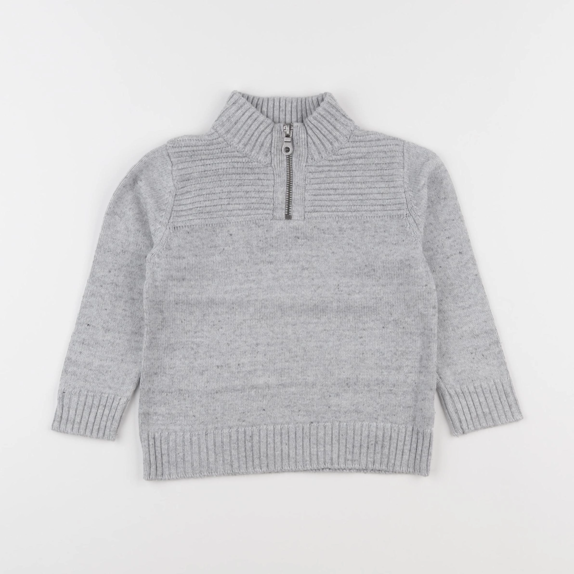 Okaidi - pull gris - 3 ans