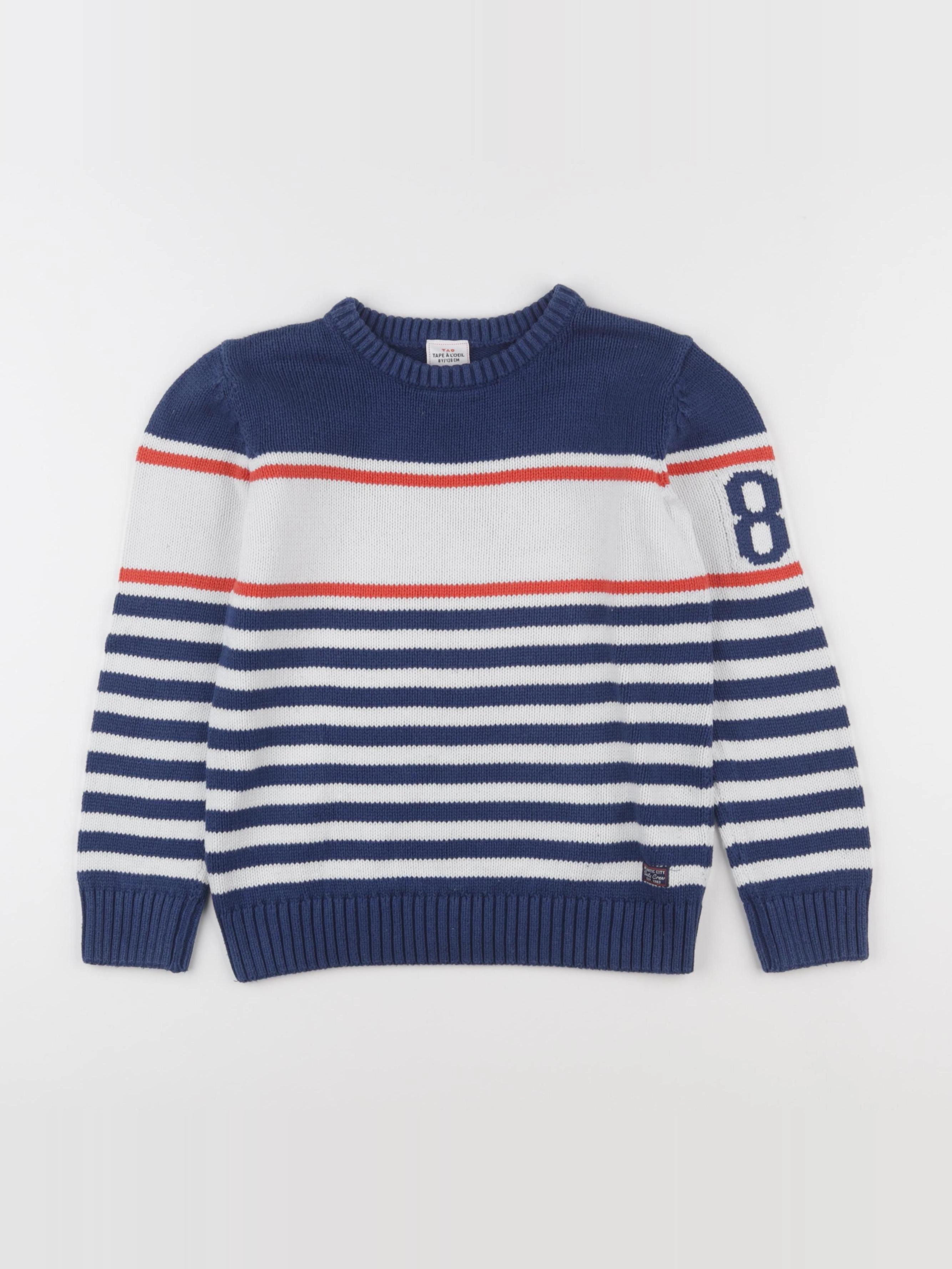 Tape à l'oeil - pull multicolore - 8 ans