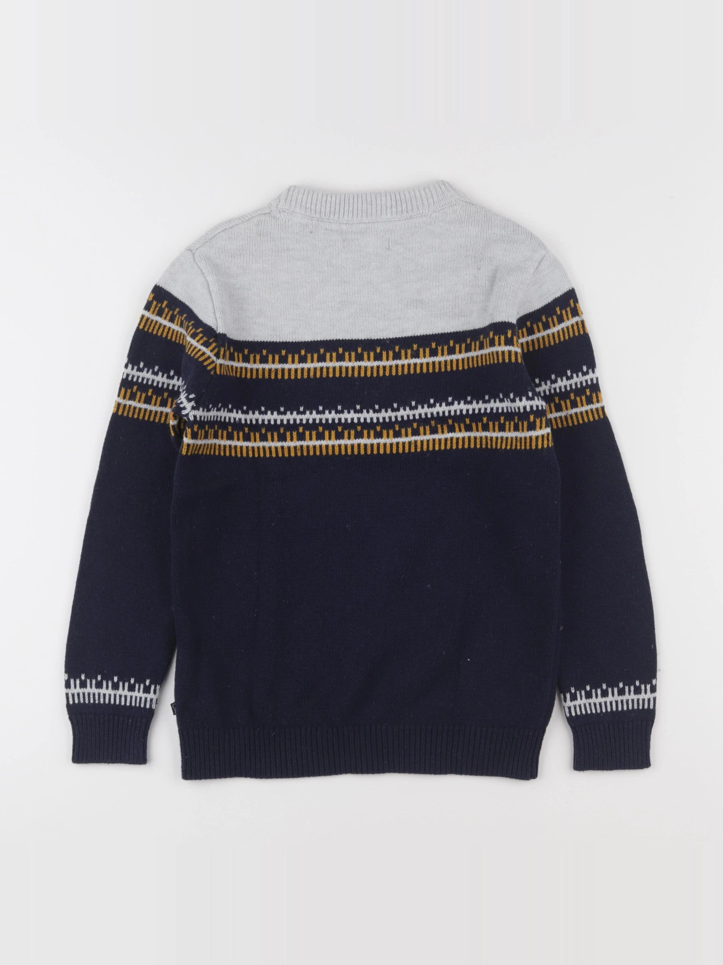 Okaidi - pull multicolore - 8 ans