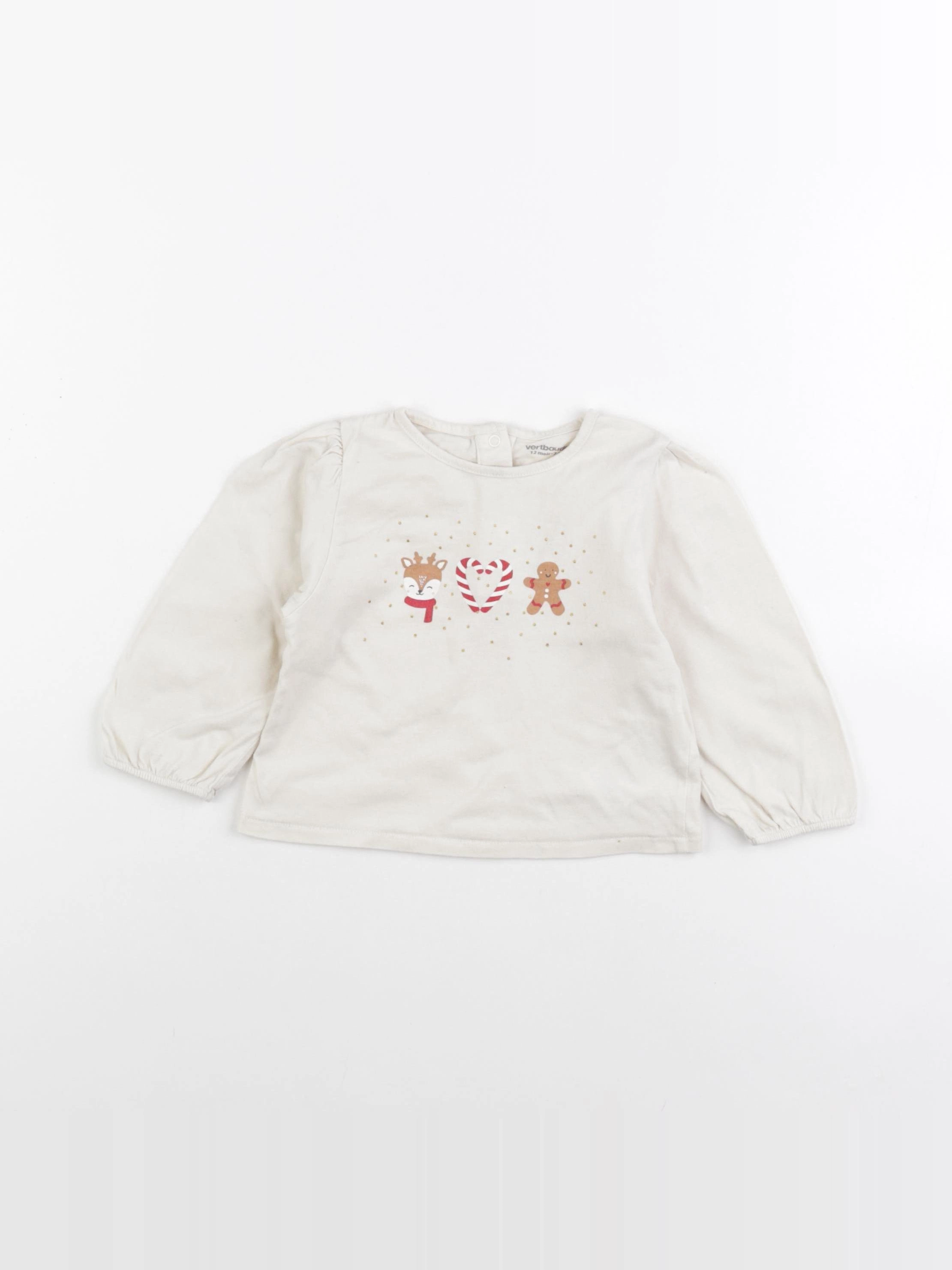 Tape à l'oeil - tee-shirt beige - 9 mois