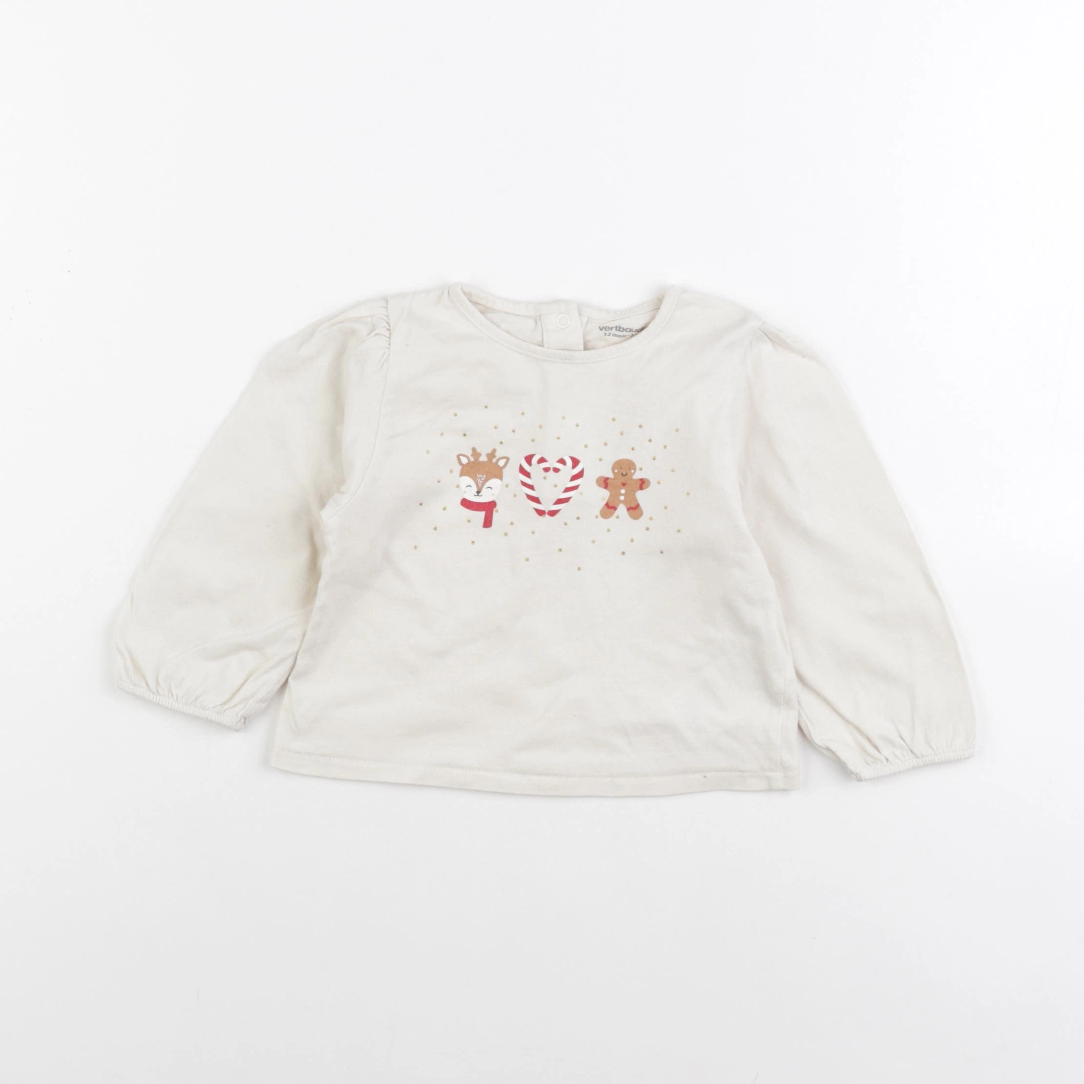 Tape à l'oeil - tee-shirt beige - 9 mois