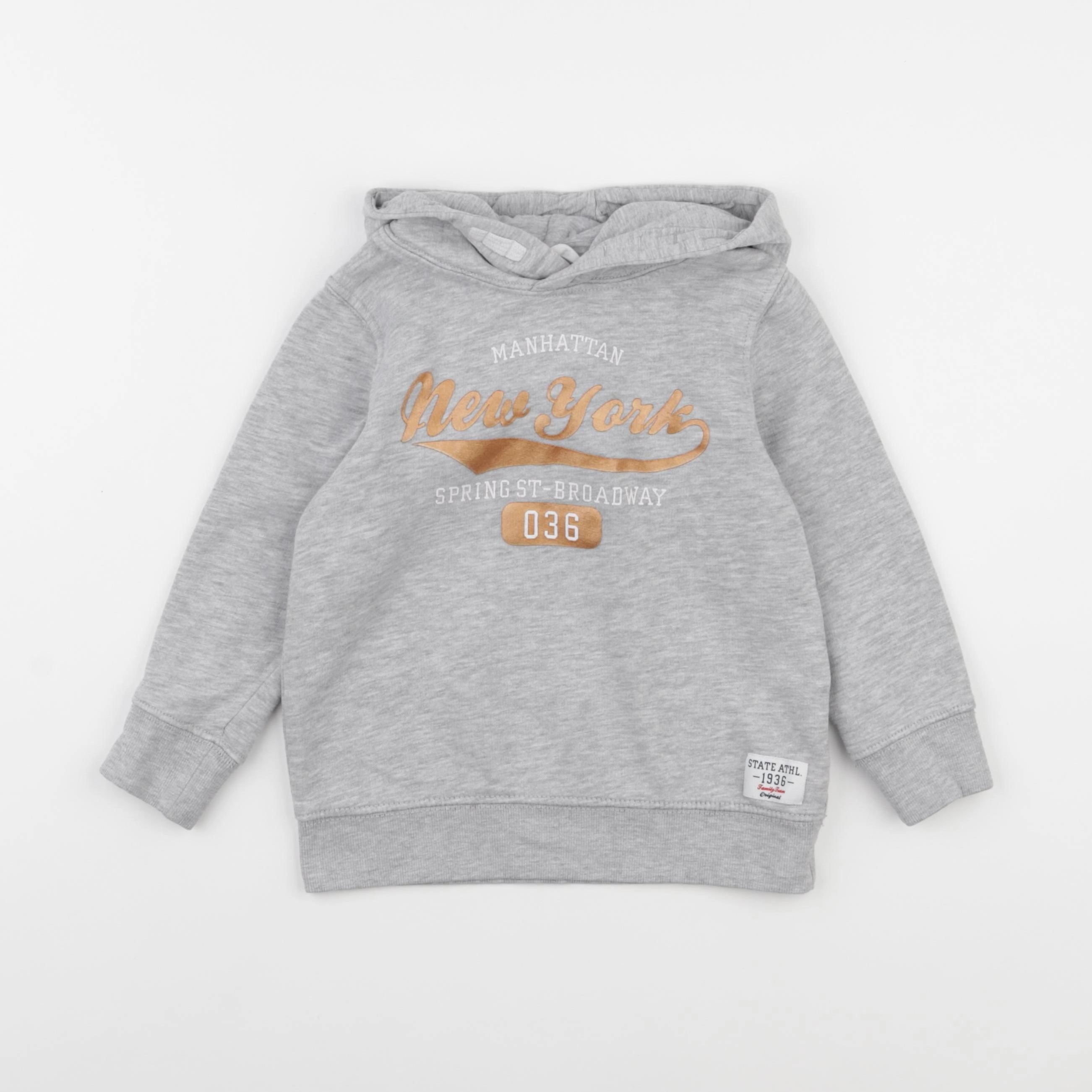 H&M - sweat gris - 2/4 ans