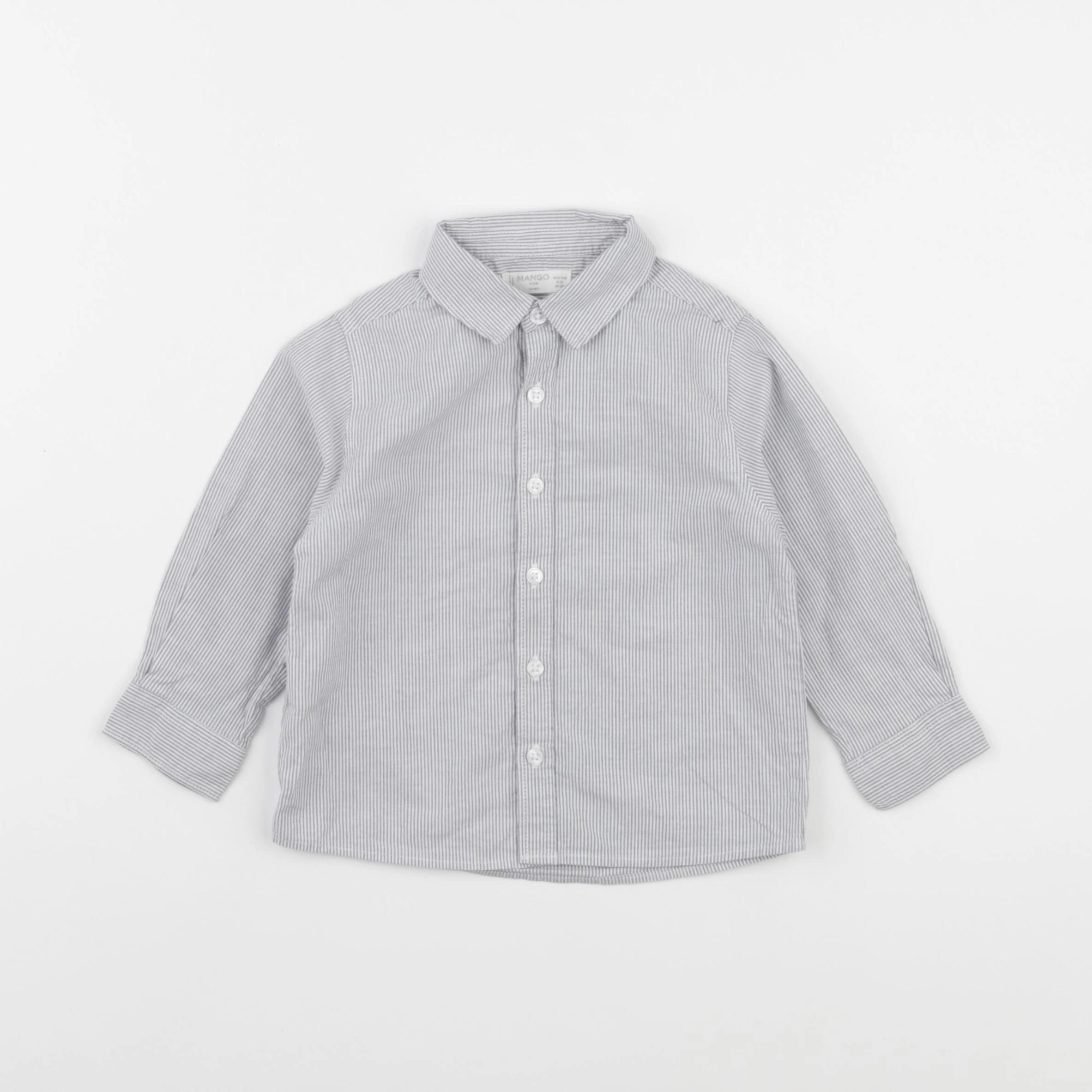 Mango - chemise marron - 9/12 mois