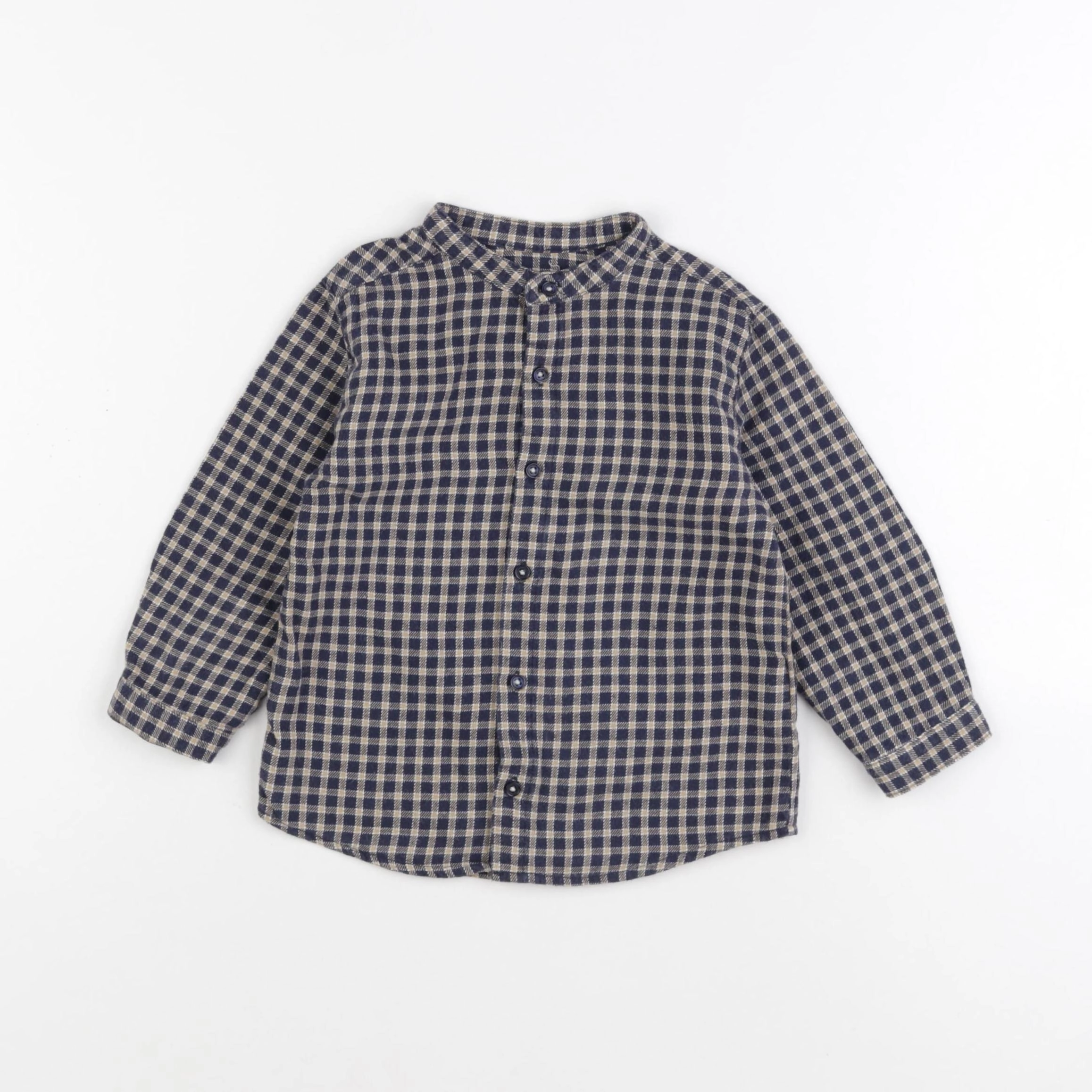 Boutchou - chemise bleu - 24 mois