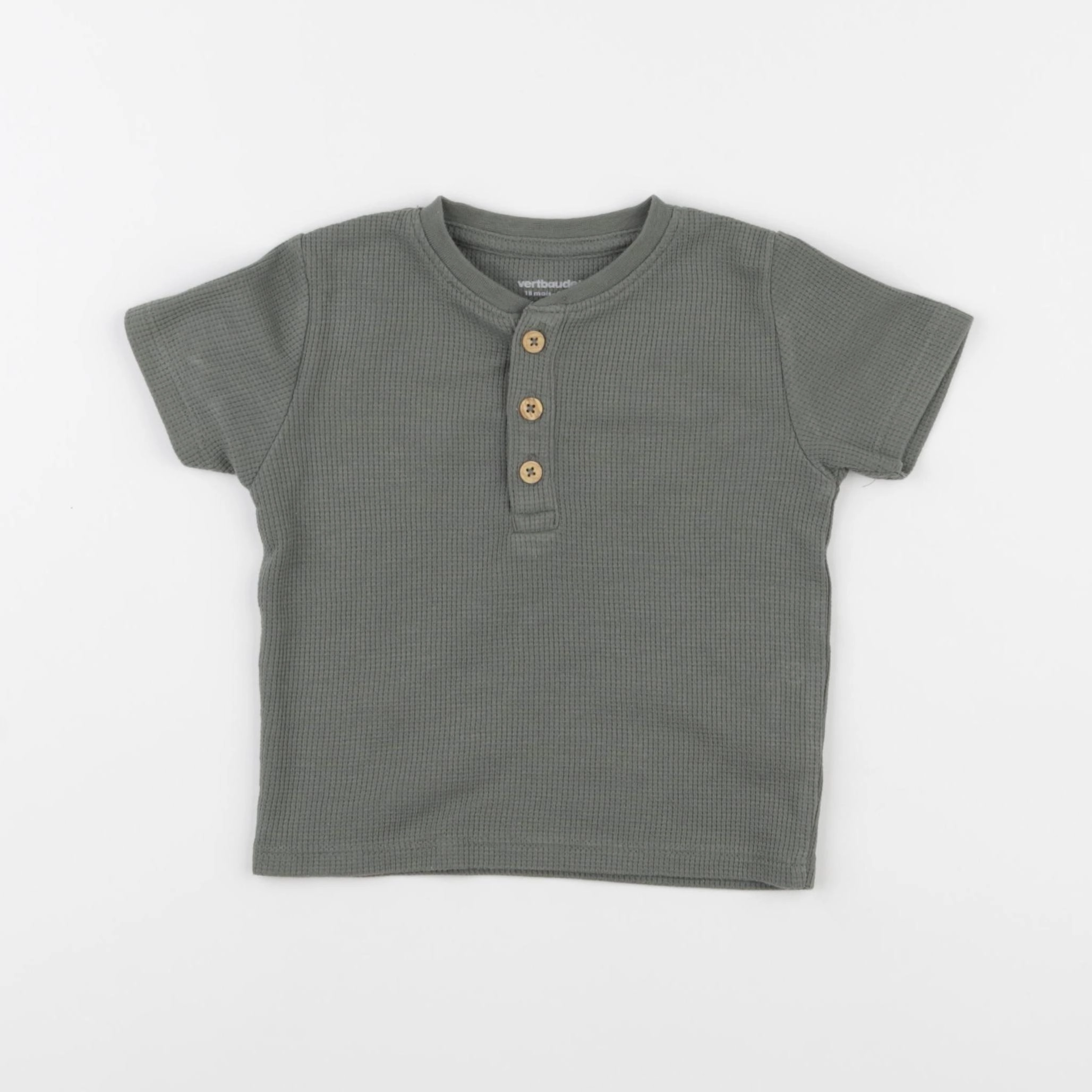 Vertbaudet - tee-shirt vert - 18 mois
