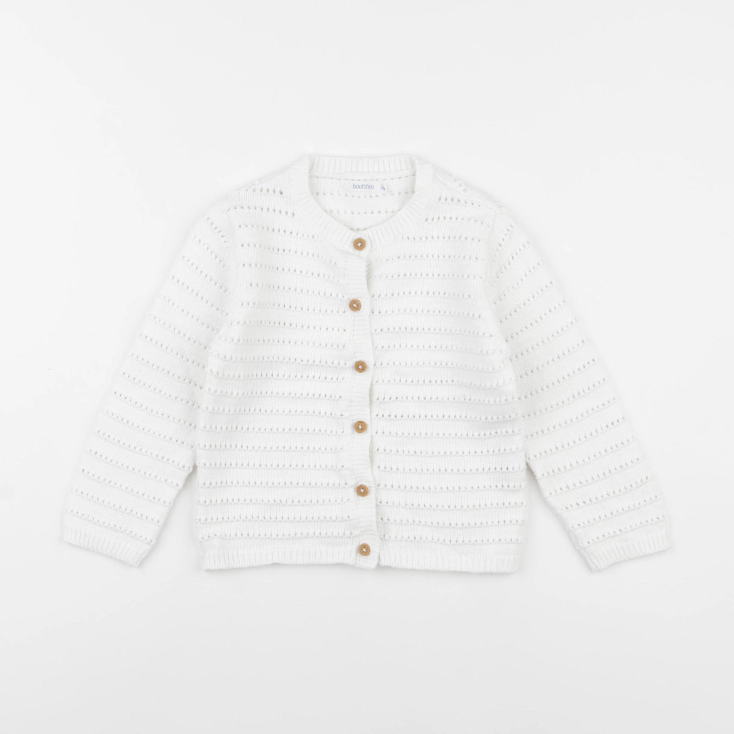 Boutchou - gilet blanc - 24 mois
