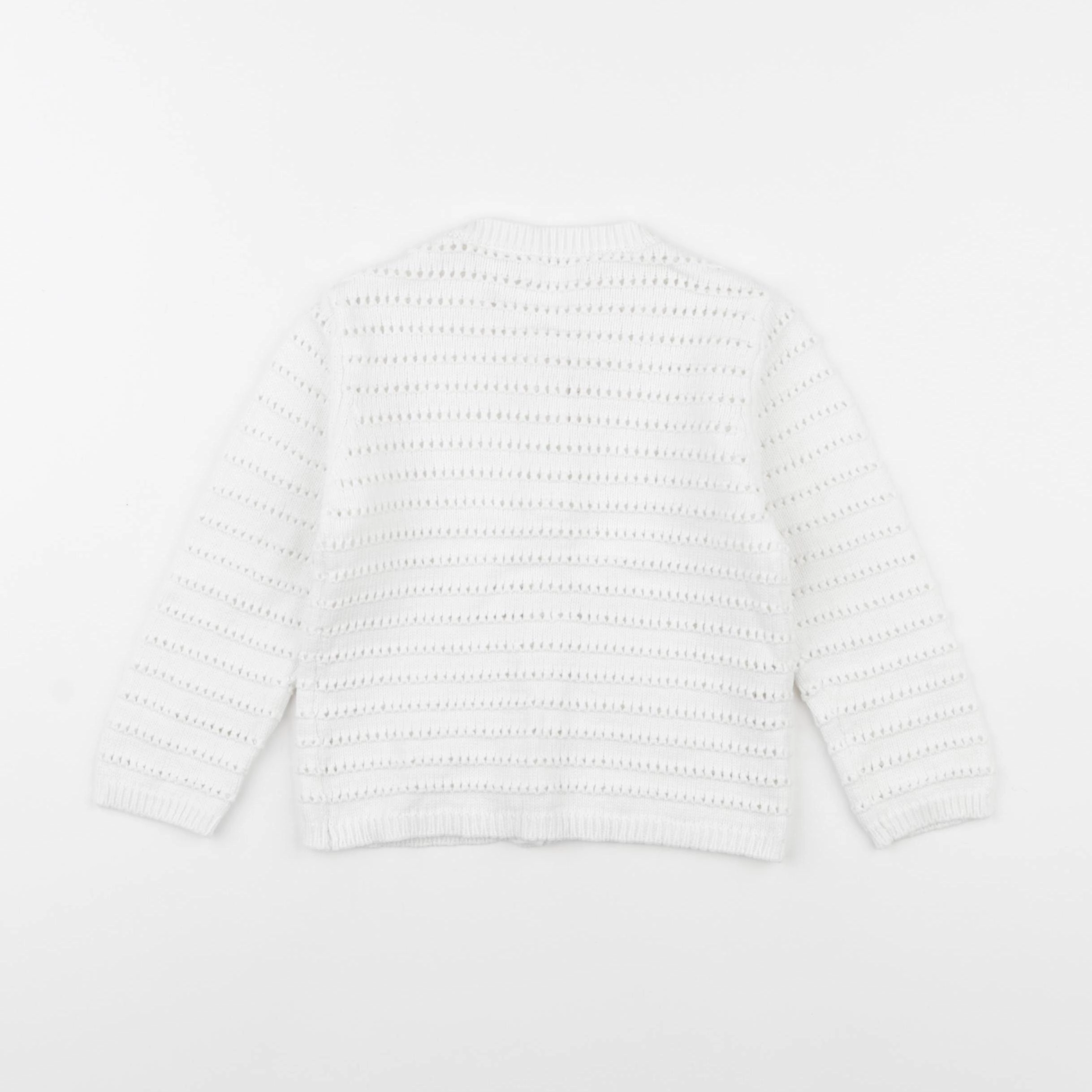 Boutchou - gilet blanc - 24 mois