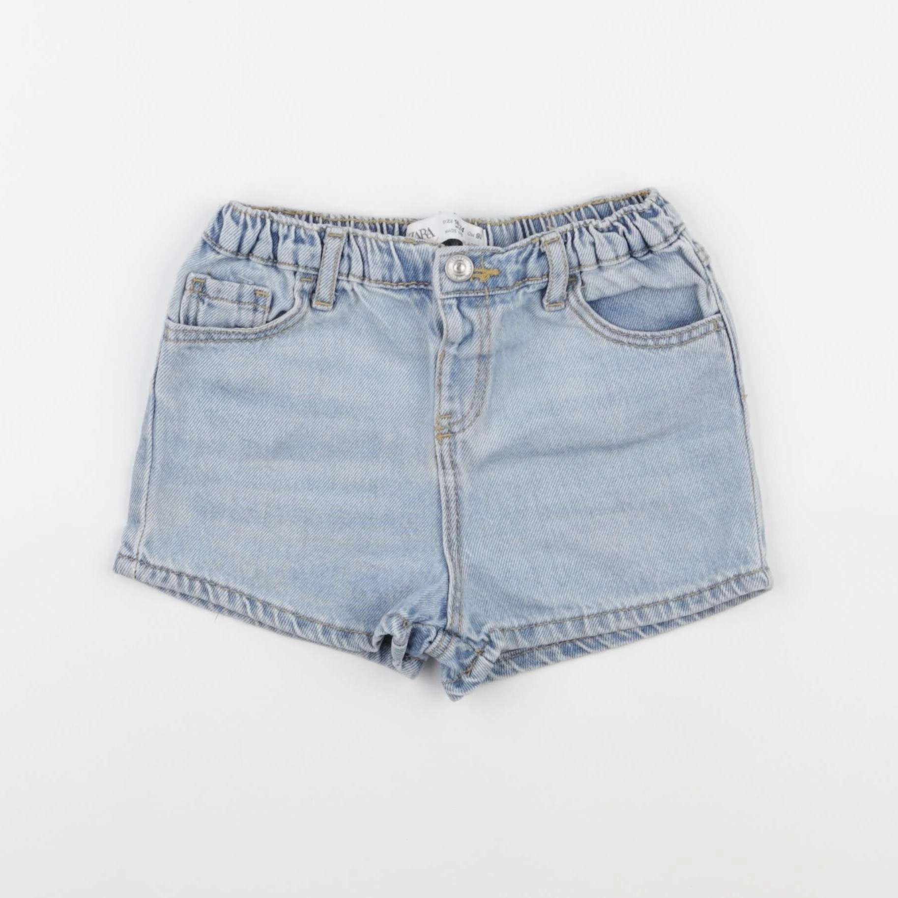Zara - short bleu - 18/24 mois