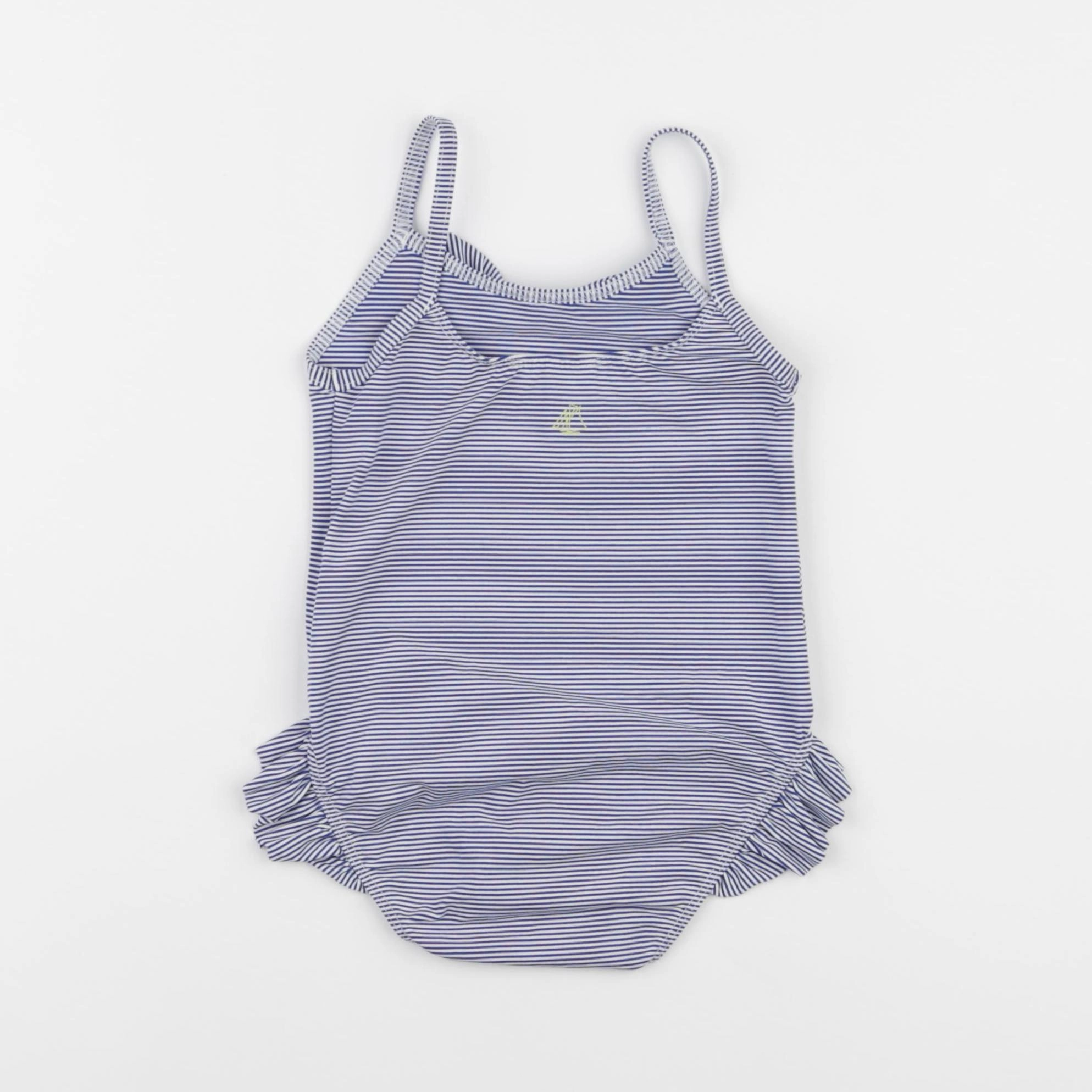 Petit Bateau - maillot de bain bleu - 24 mois
