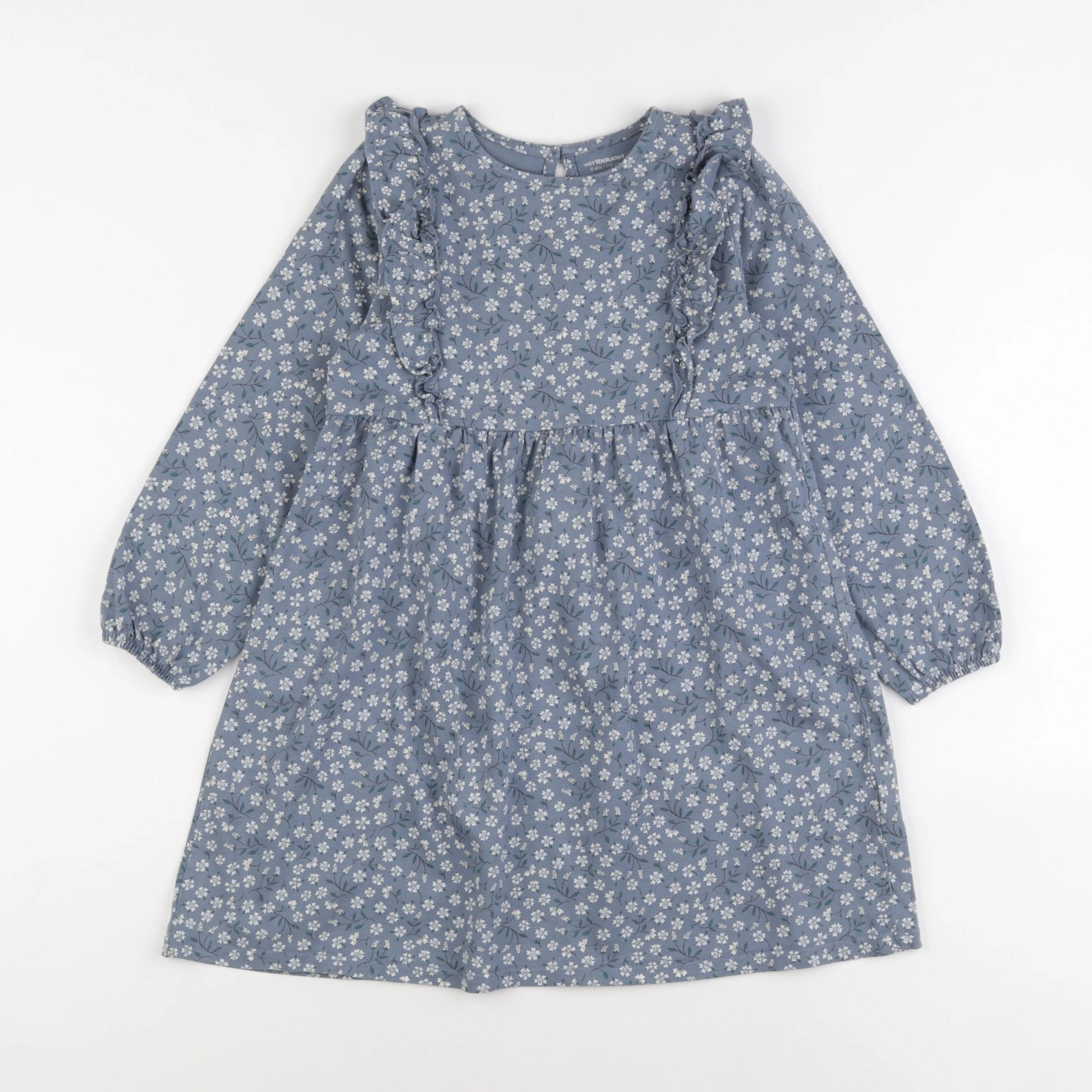 Vertbaudet - robe bleu - 6 ans