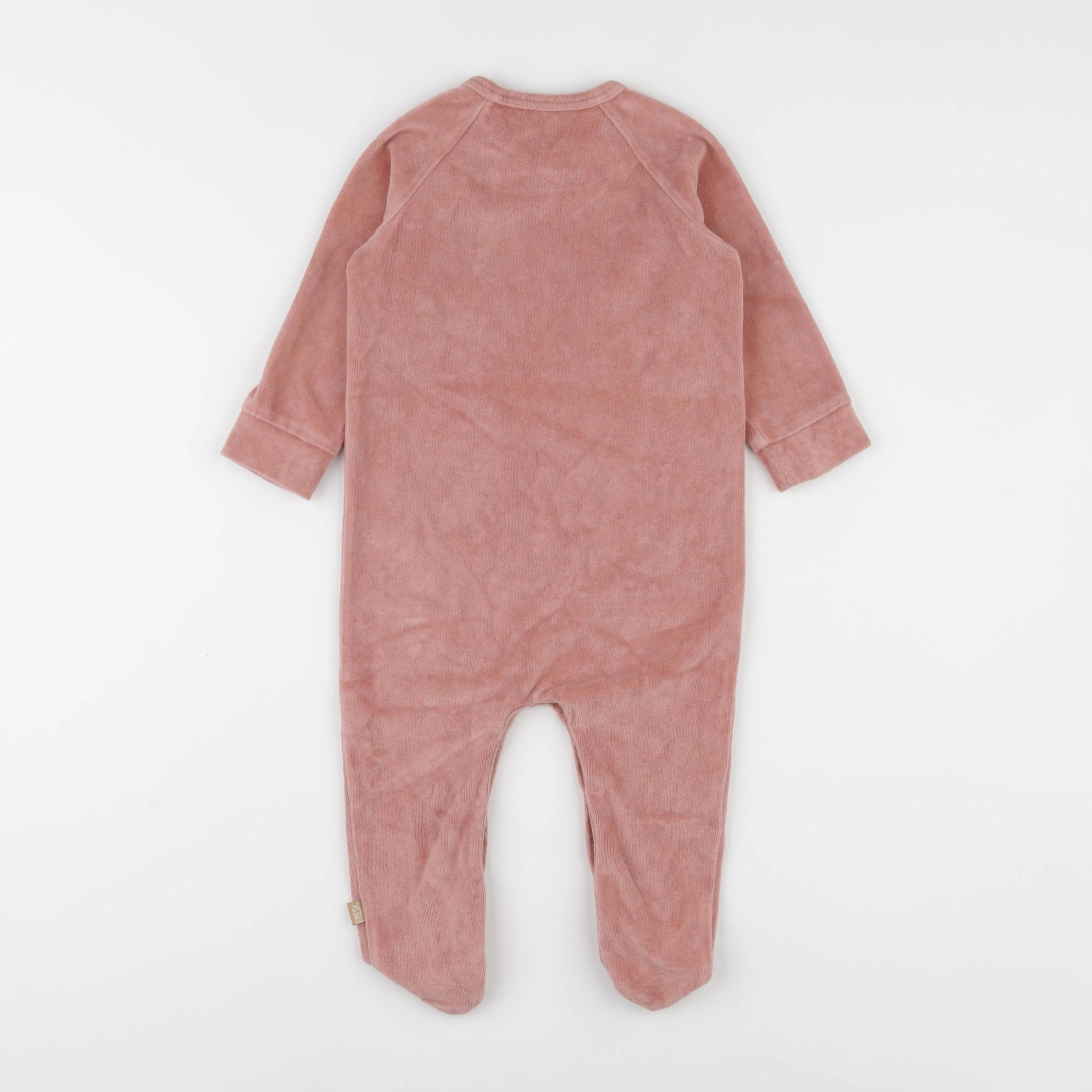 Fresk - pyjama velours rose - 6/12 mois