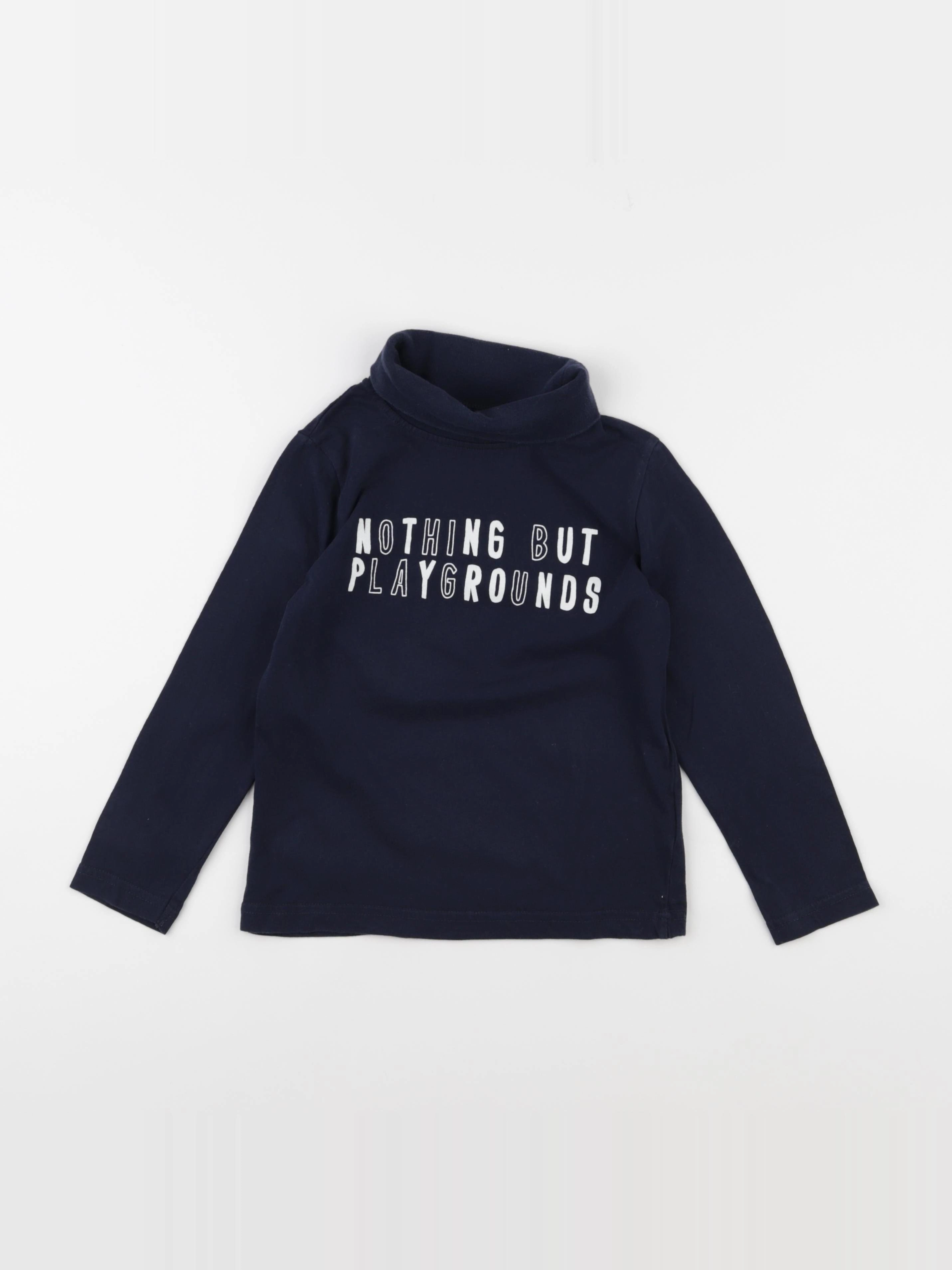 Vertbaudet - sous-pull bleu - 6 ans