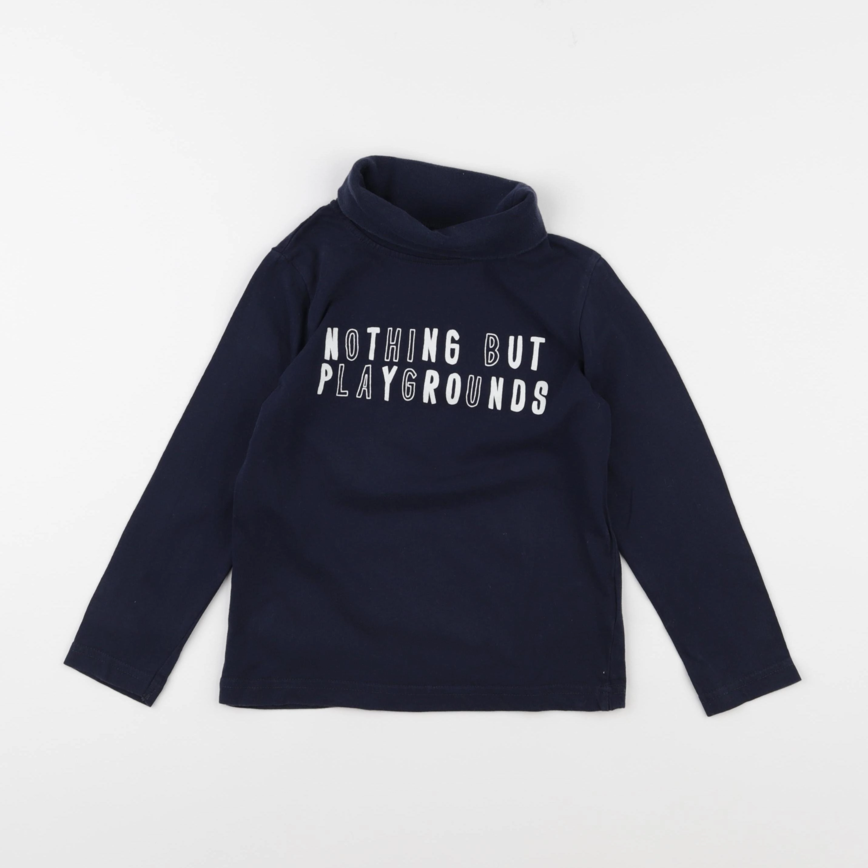 Vertbaudet - sous-pull bleu - 6 ans