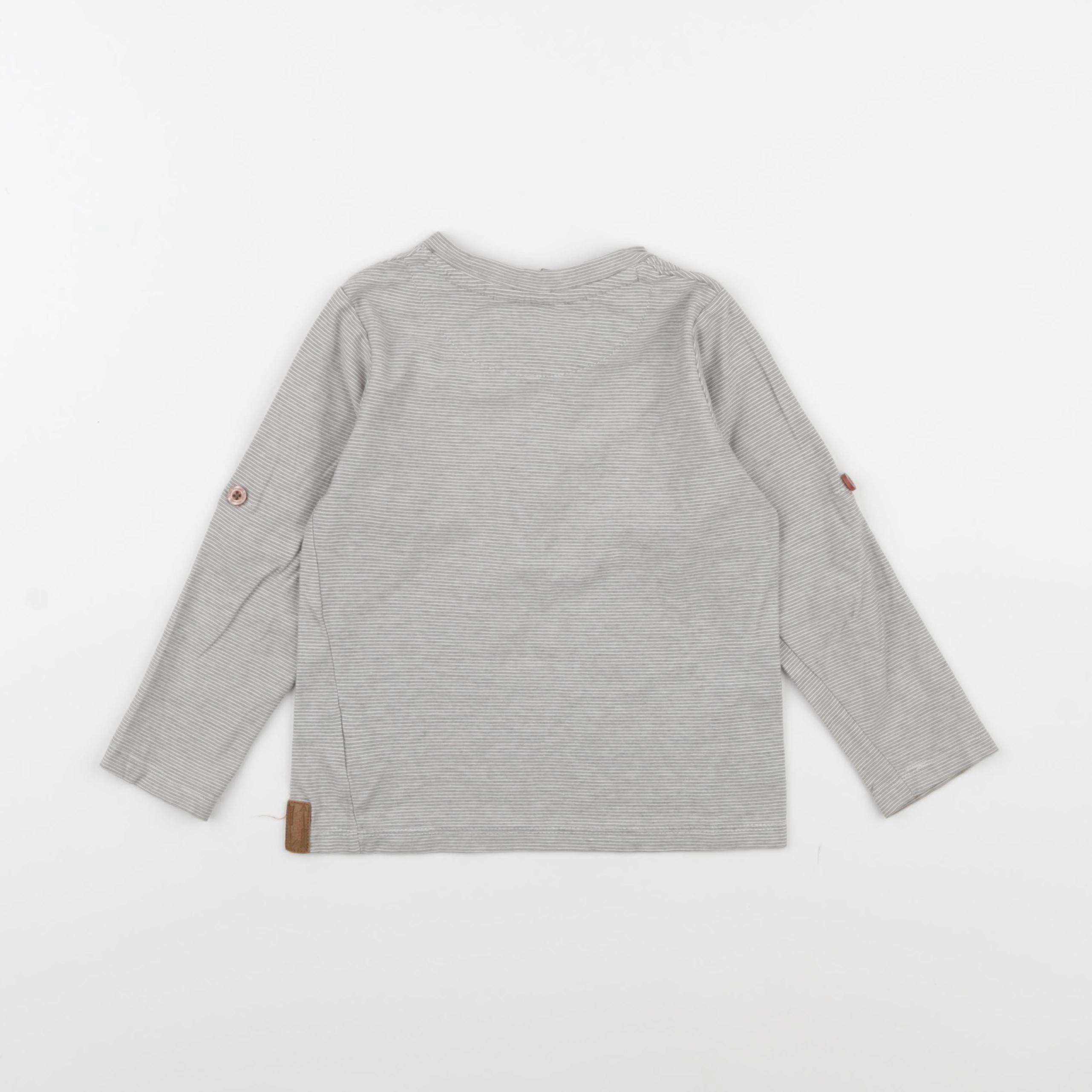 Cadet Rousselle - tee-shirt gris - 24 mois