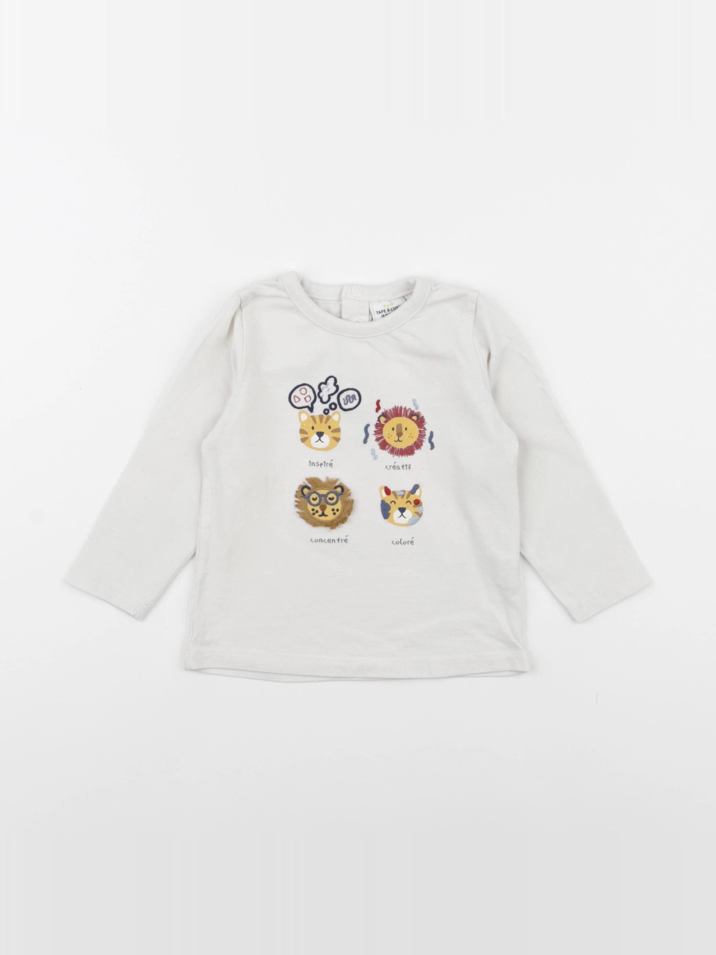 Tape à l'oeil - tee-shirt multicolore - 18 mois