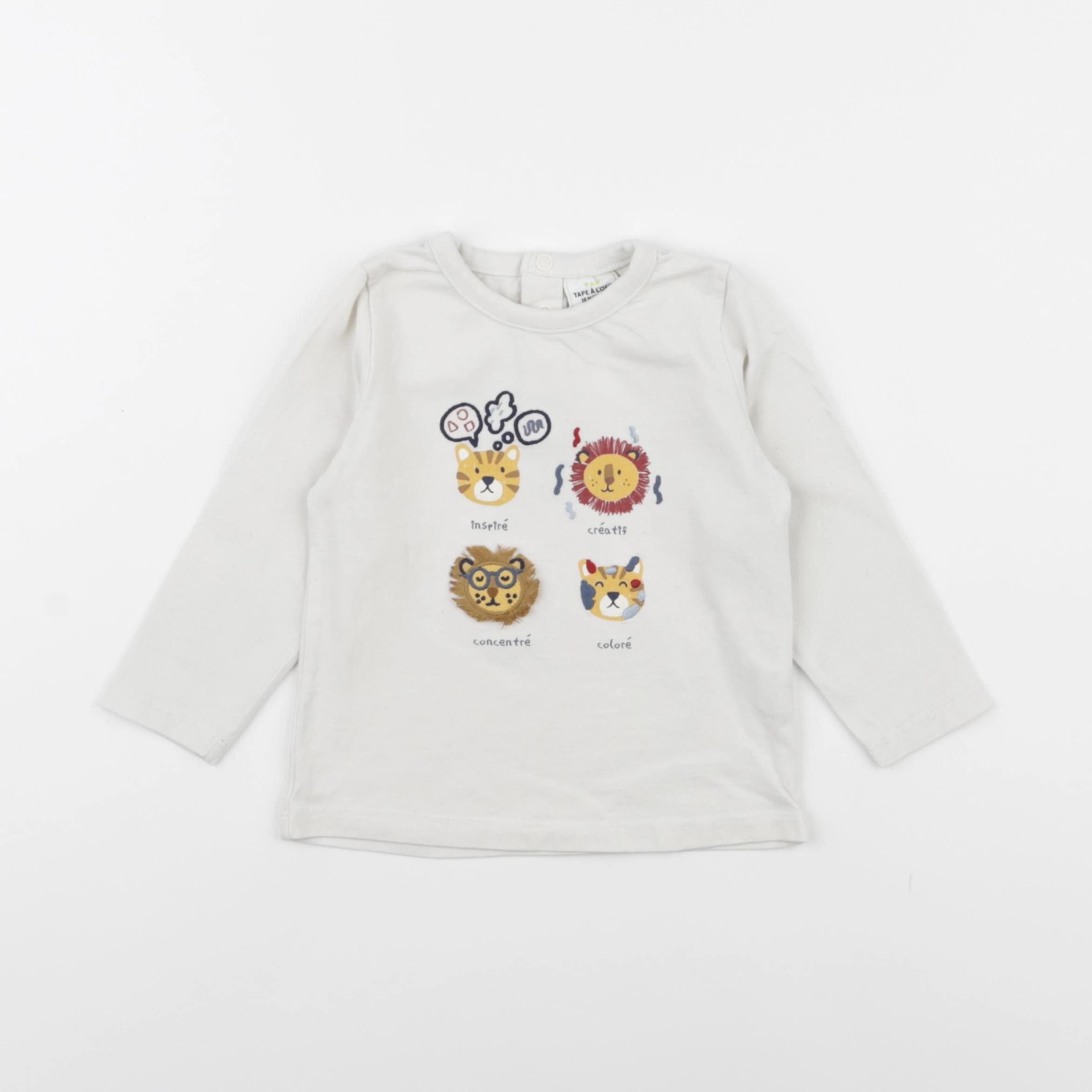 Tape à l'oeil - tee-shirt multicolore - 18 mois