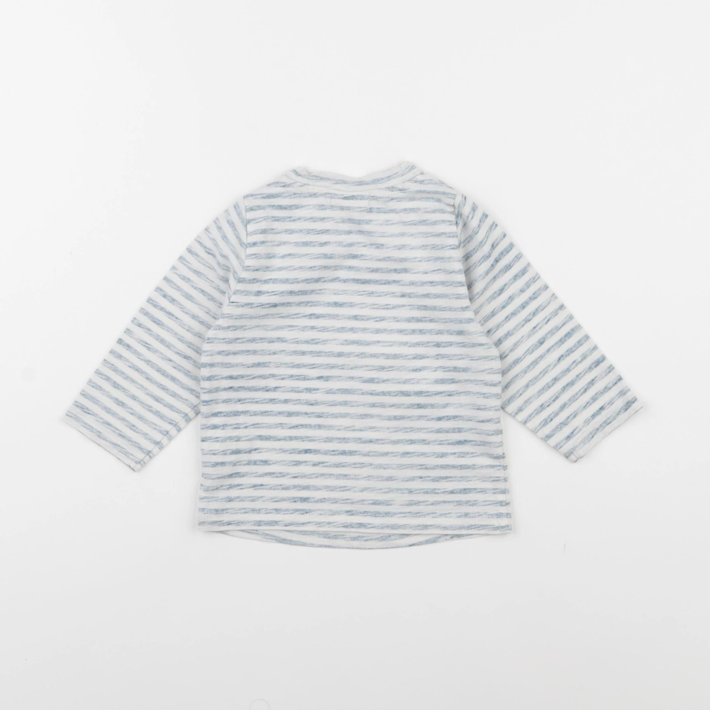 Tape à l'oeil - tee-shirt bleu - 12 mois