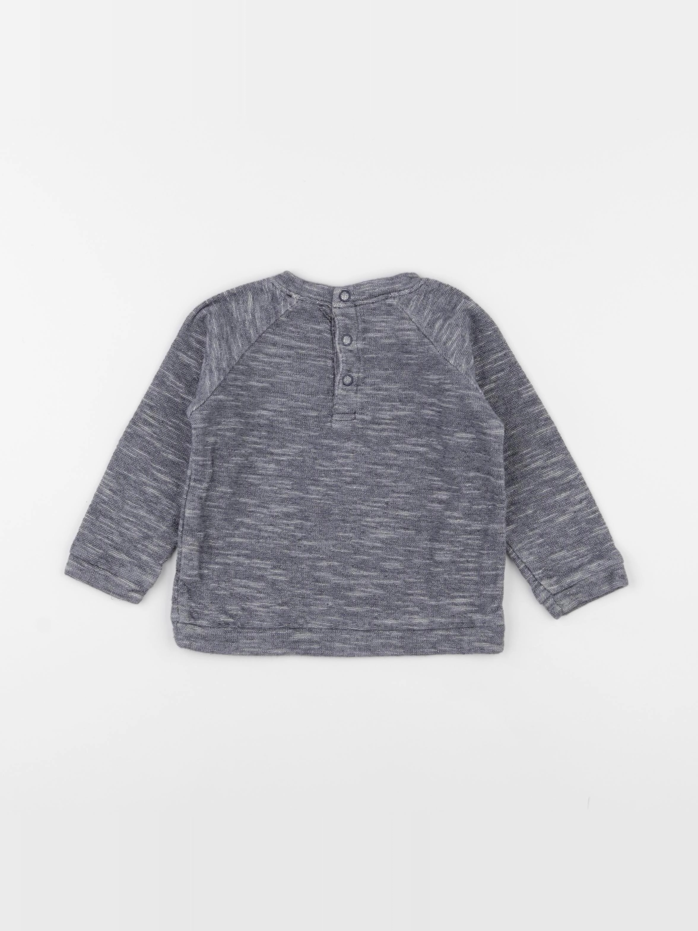 Boutchou - sweat bleu - 18 mois
