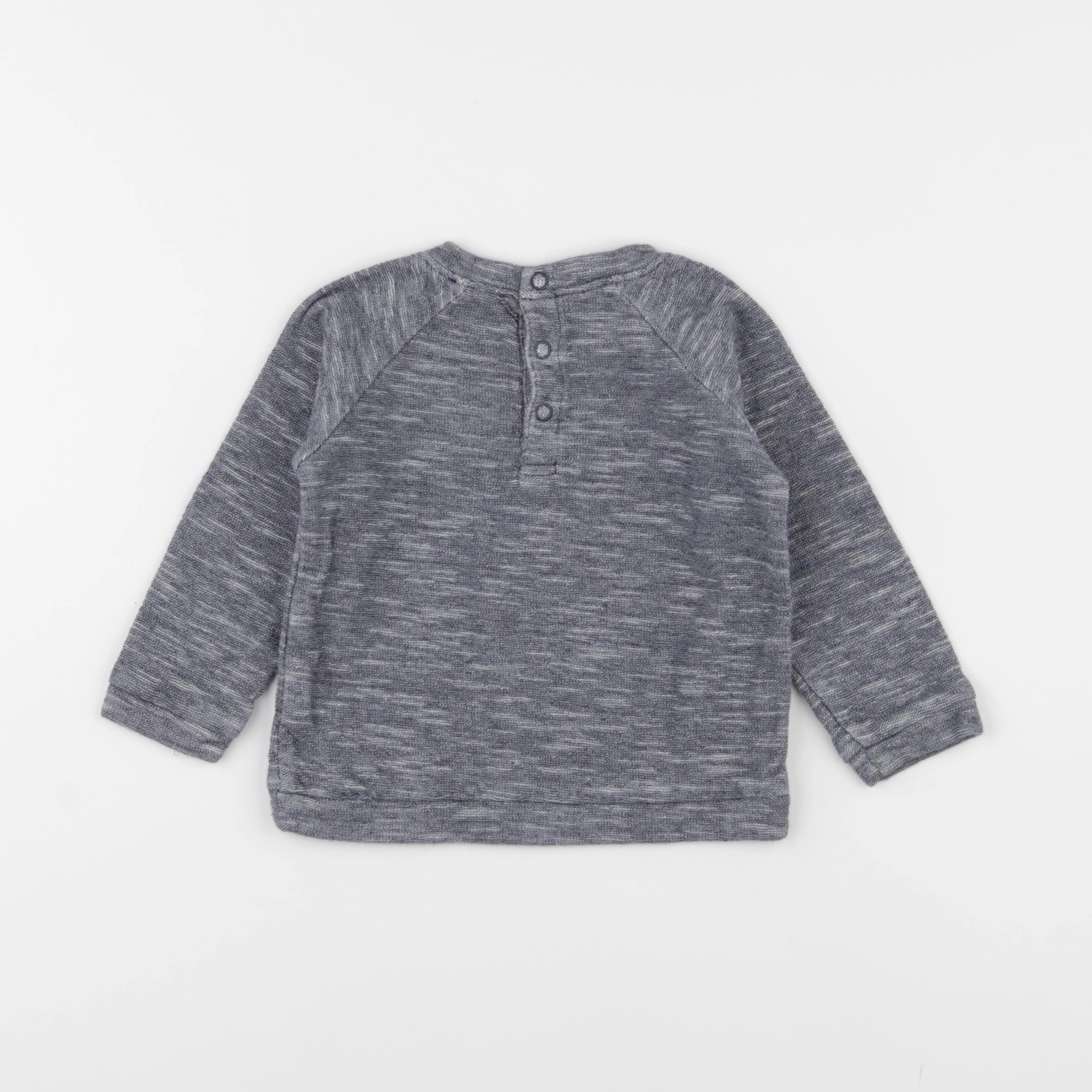 Boutchou - sweat bleu - 18 mois
