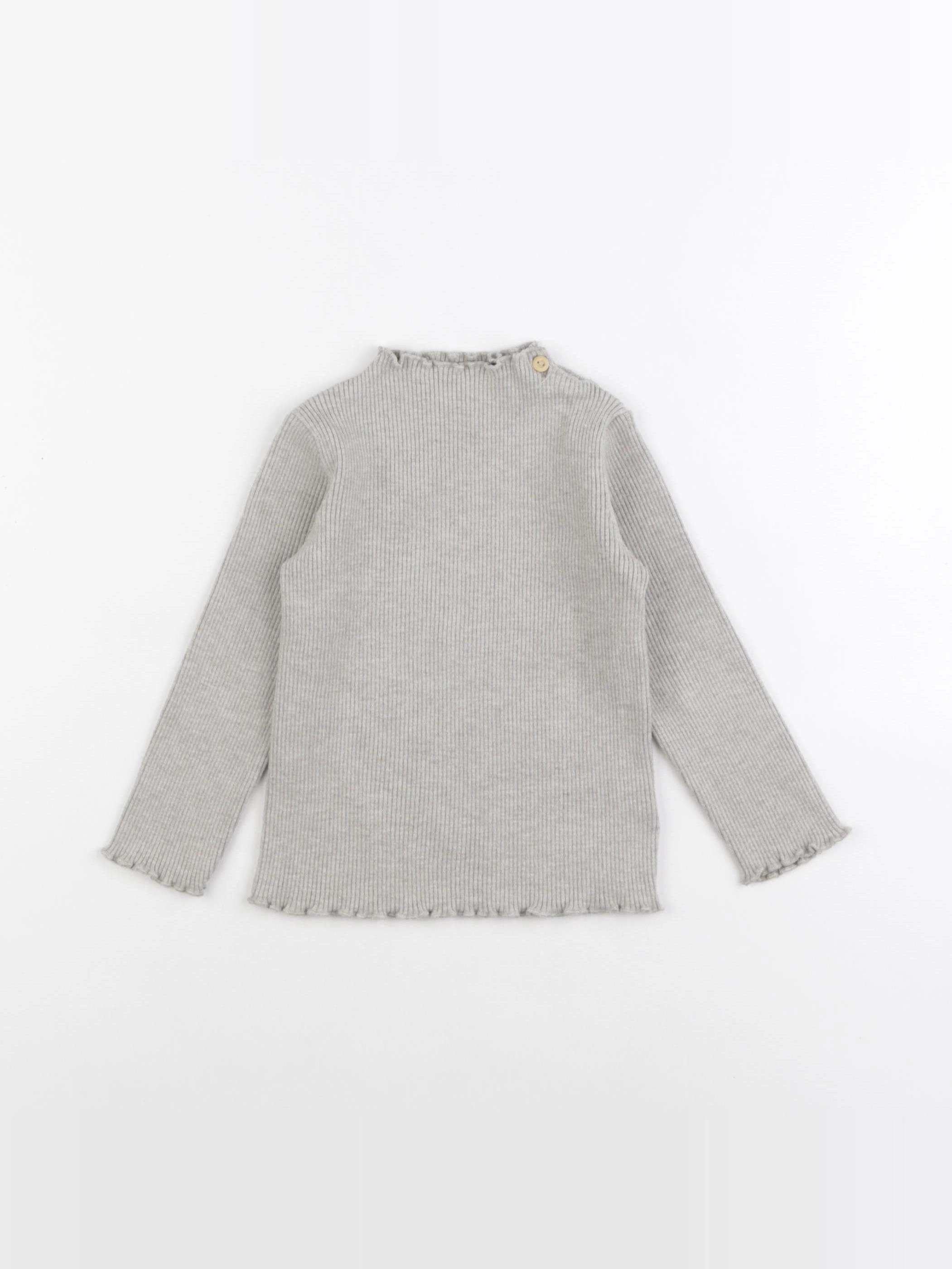 H&M - pull gris - 12/18 mois