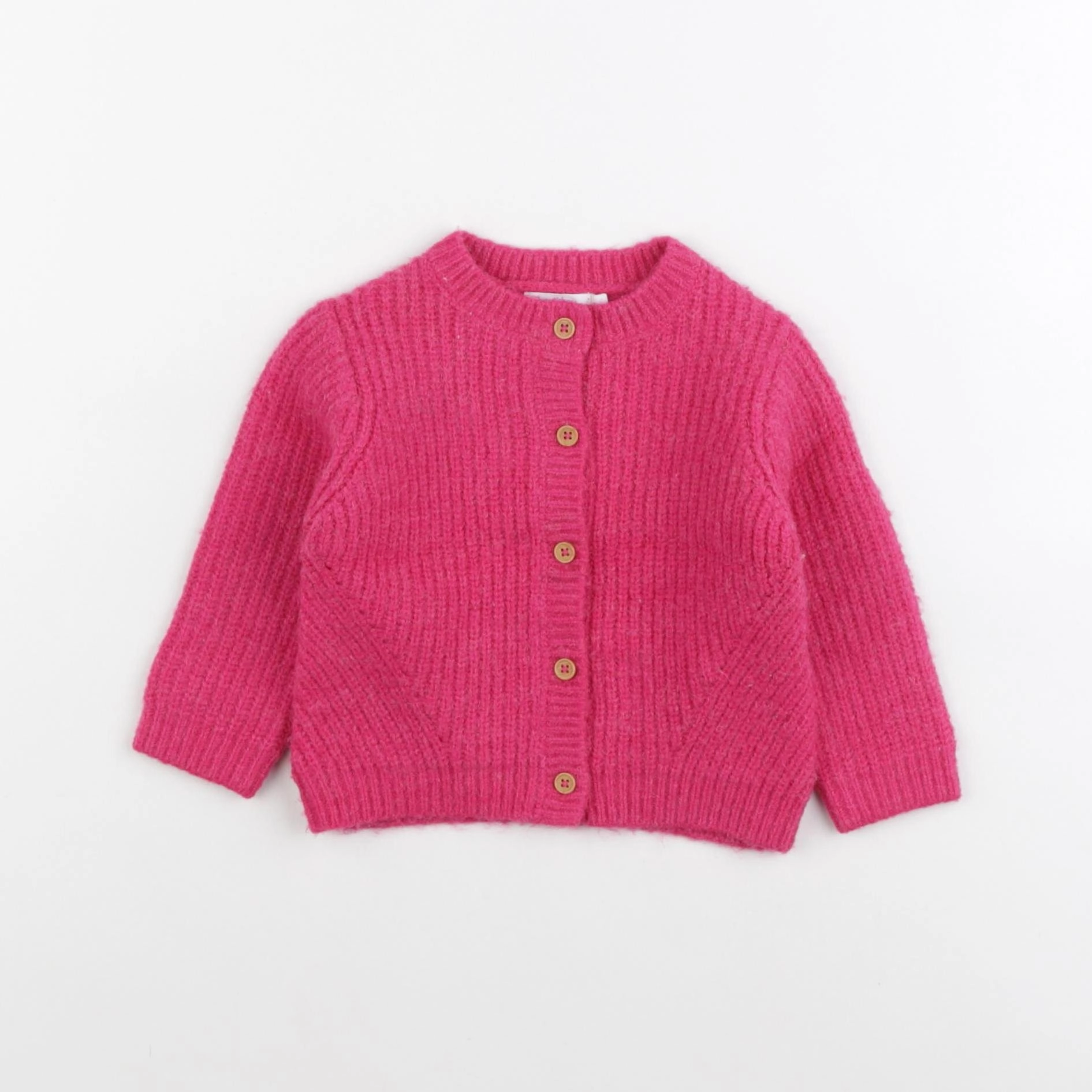Boutchou - gilet rose - 6 mois