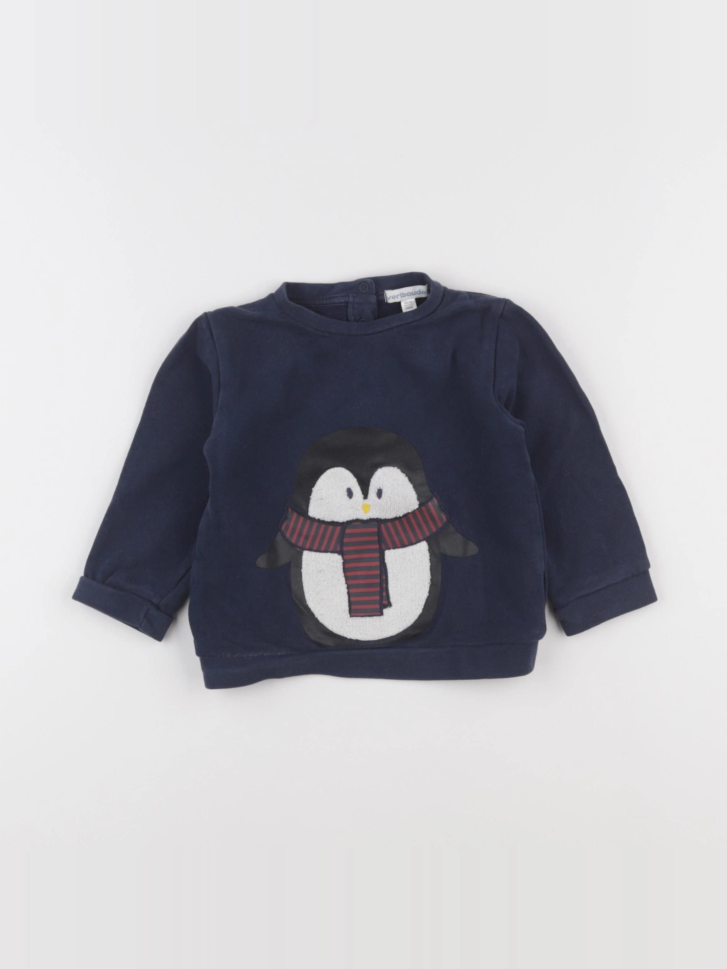 Vertbaudet - sweat multicolore - 2 ans