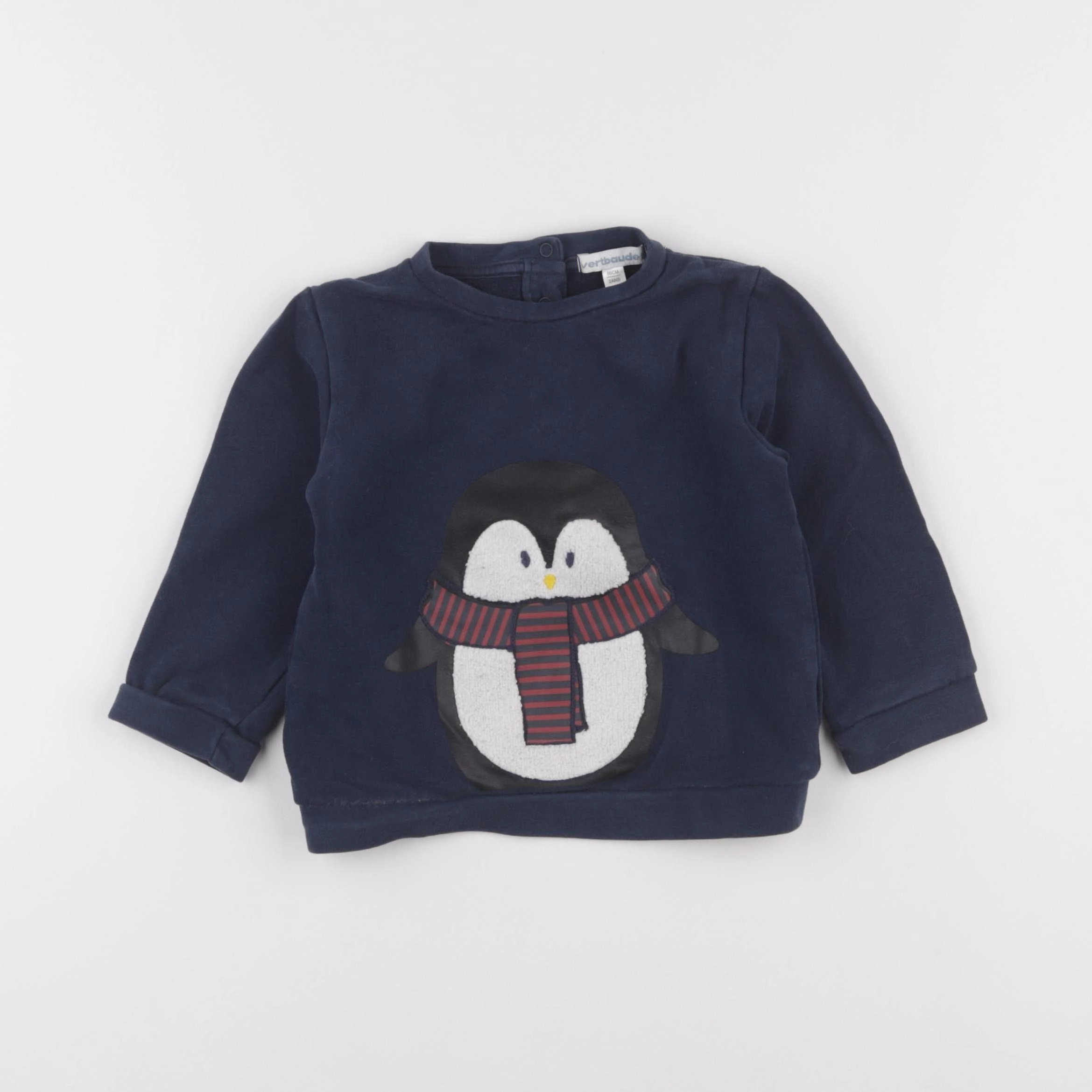 Vertbaudet - sweat multicolore - 2 ans