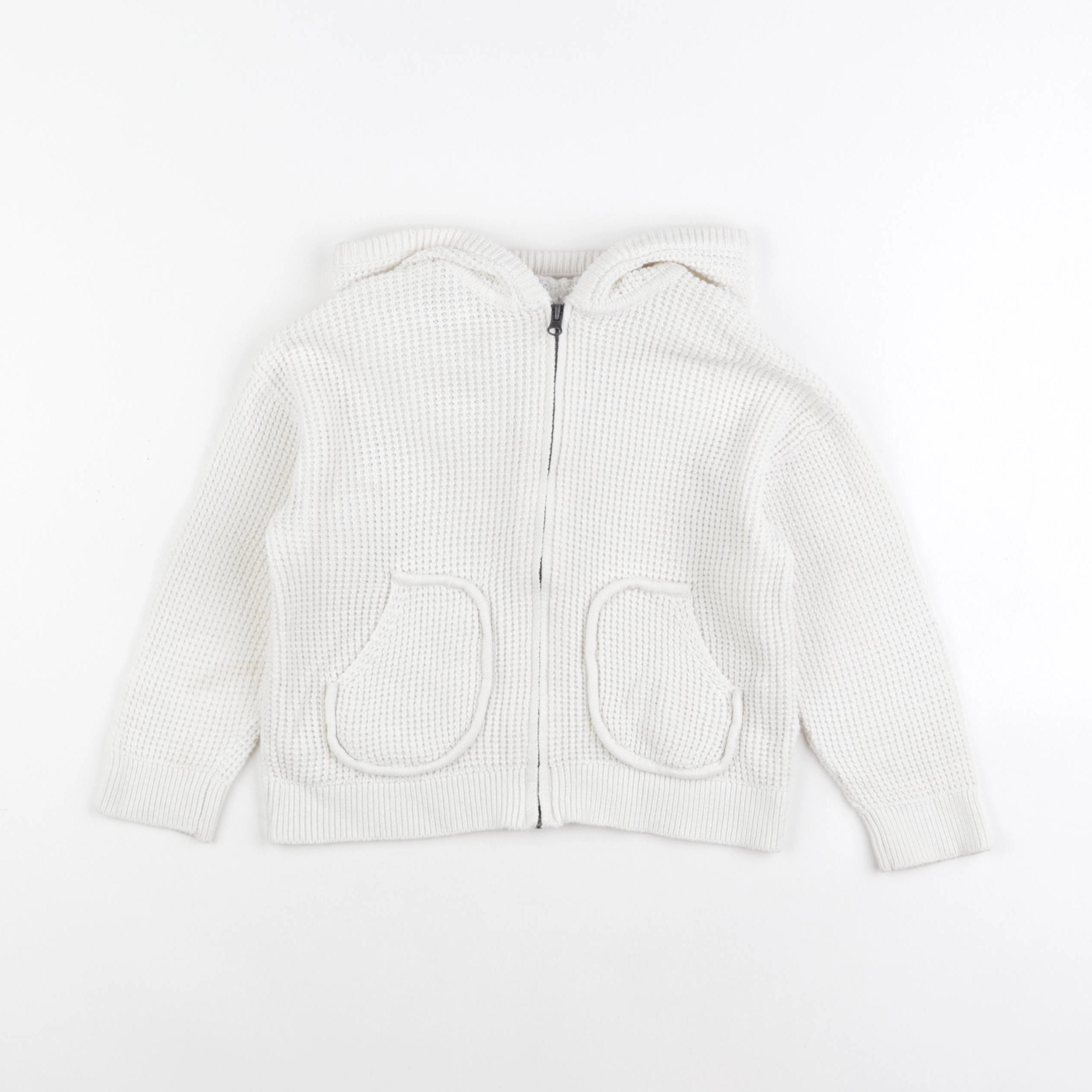 Zara - gilet blanc - 2/3 ans
