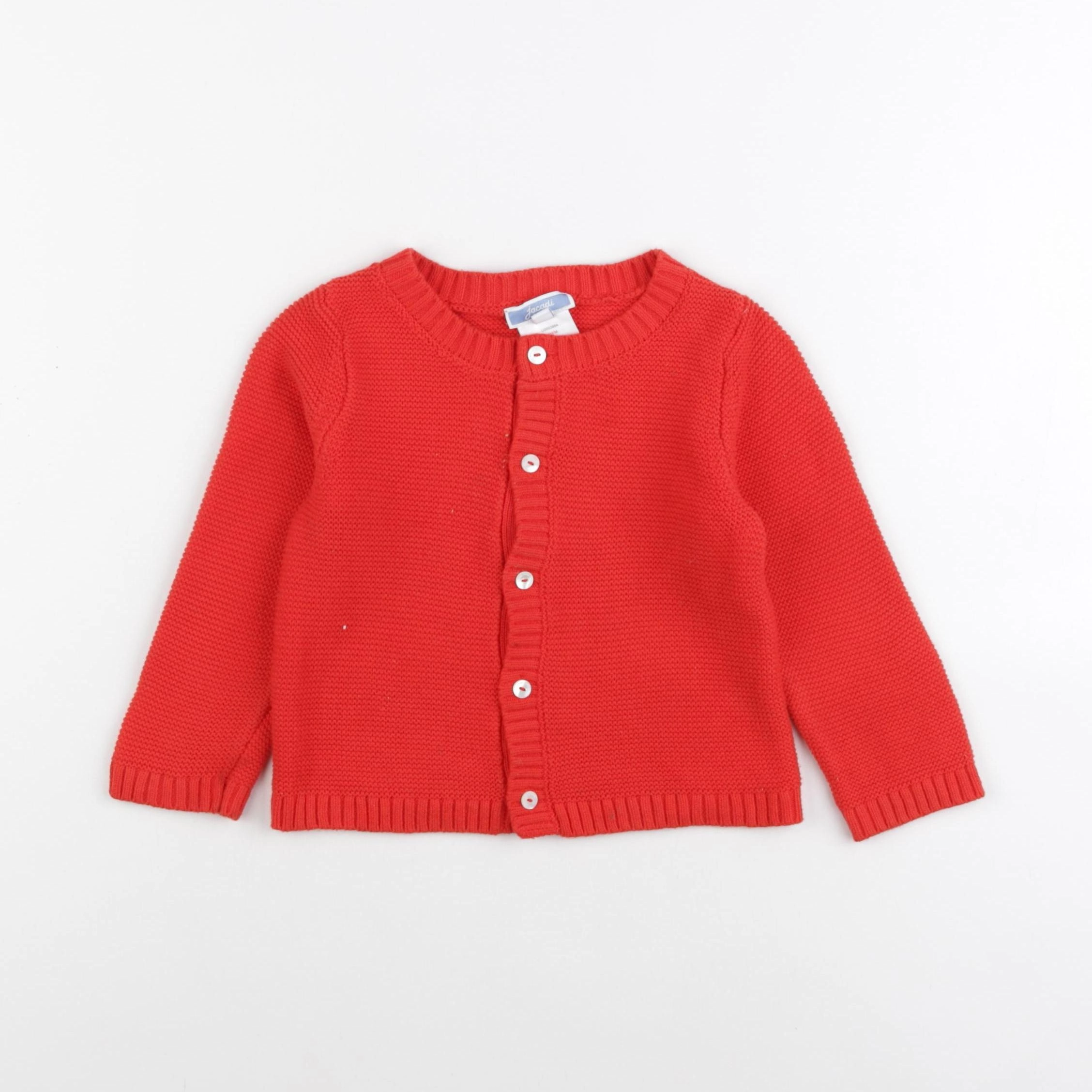Jacadi - gilet rouge - 18 mois