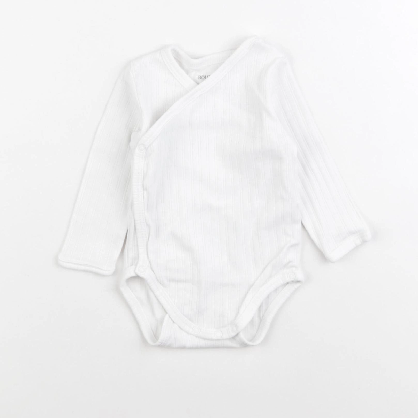 Boutchou - body blanc - 6 mois