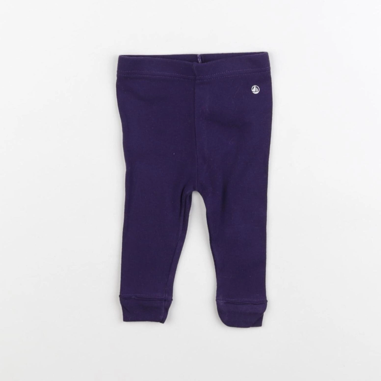 Petit Bateau - legging violet - 3 mois