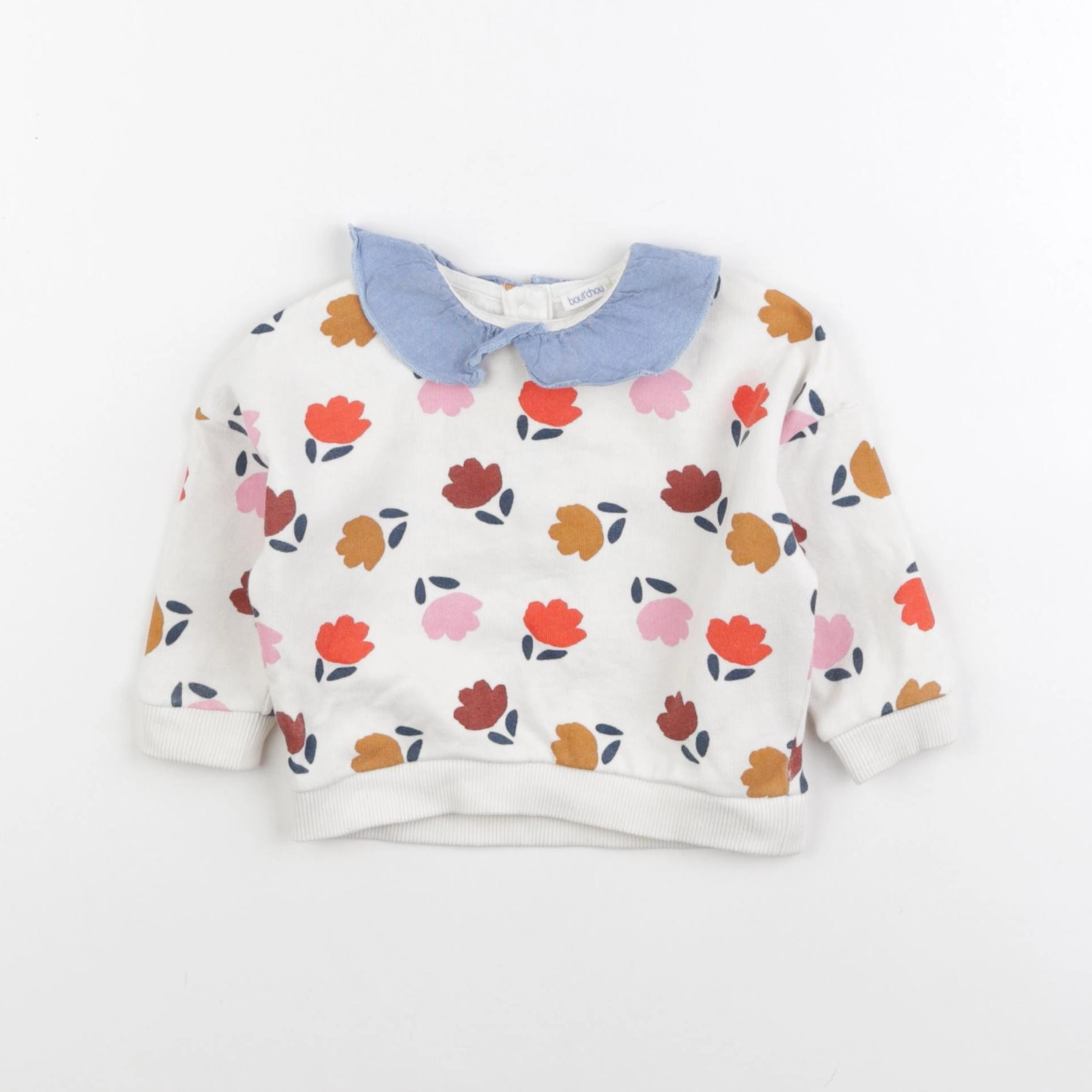 Boutchou - sweat multicolore - 6 mois