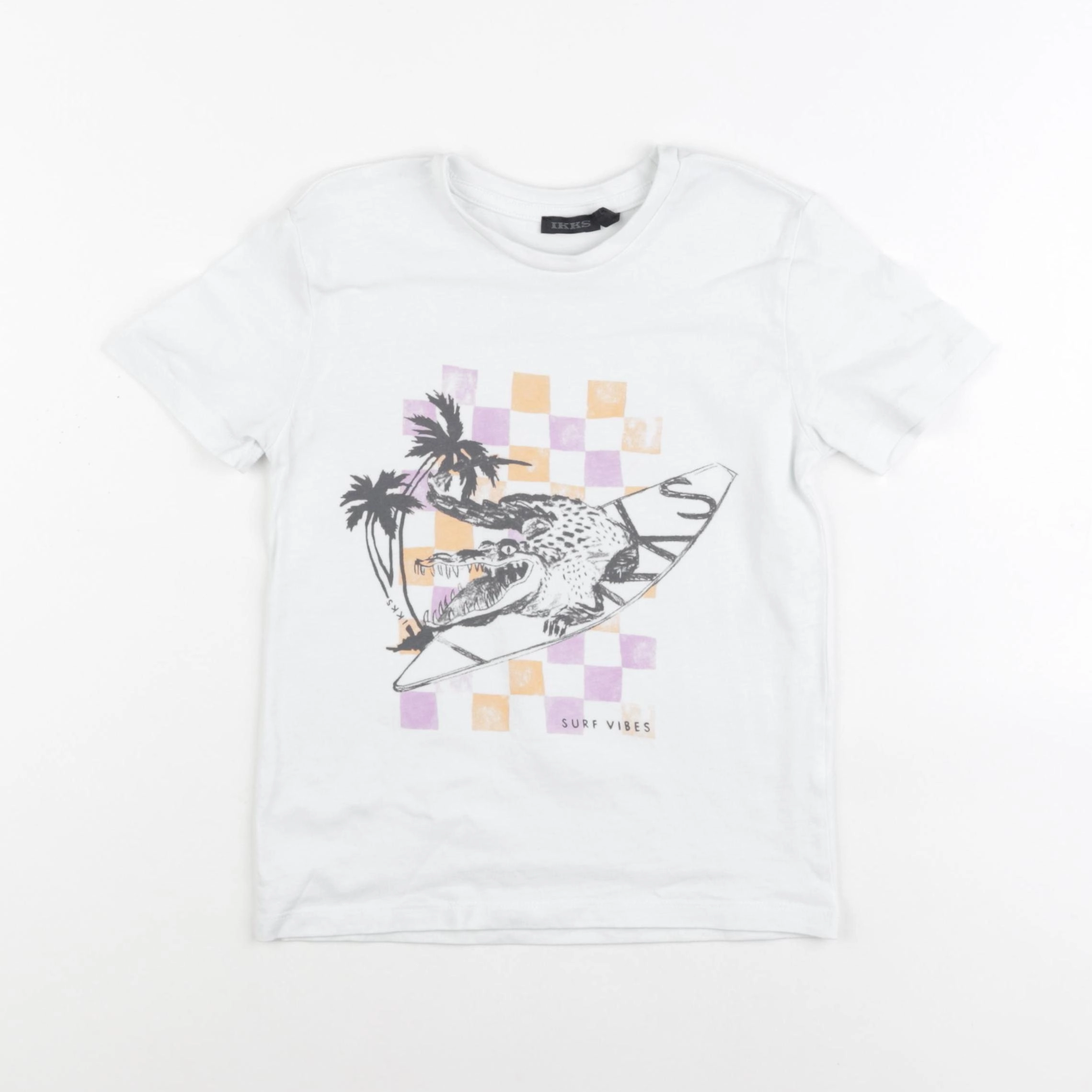 IKKS - tee-shirt blanc - 5 ans