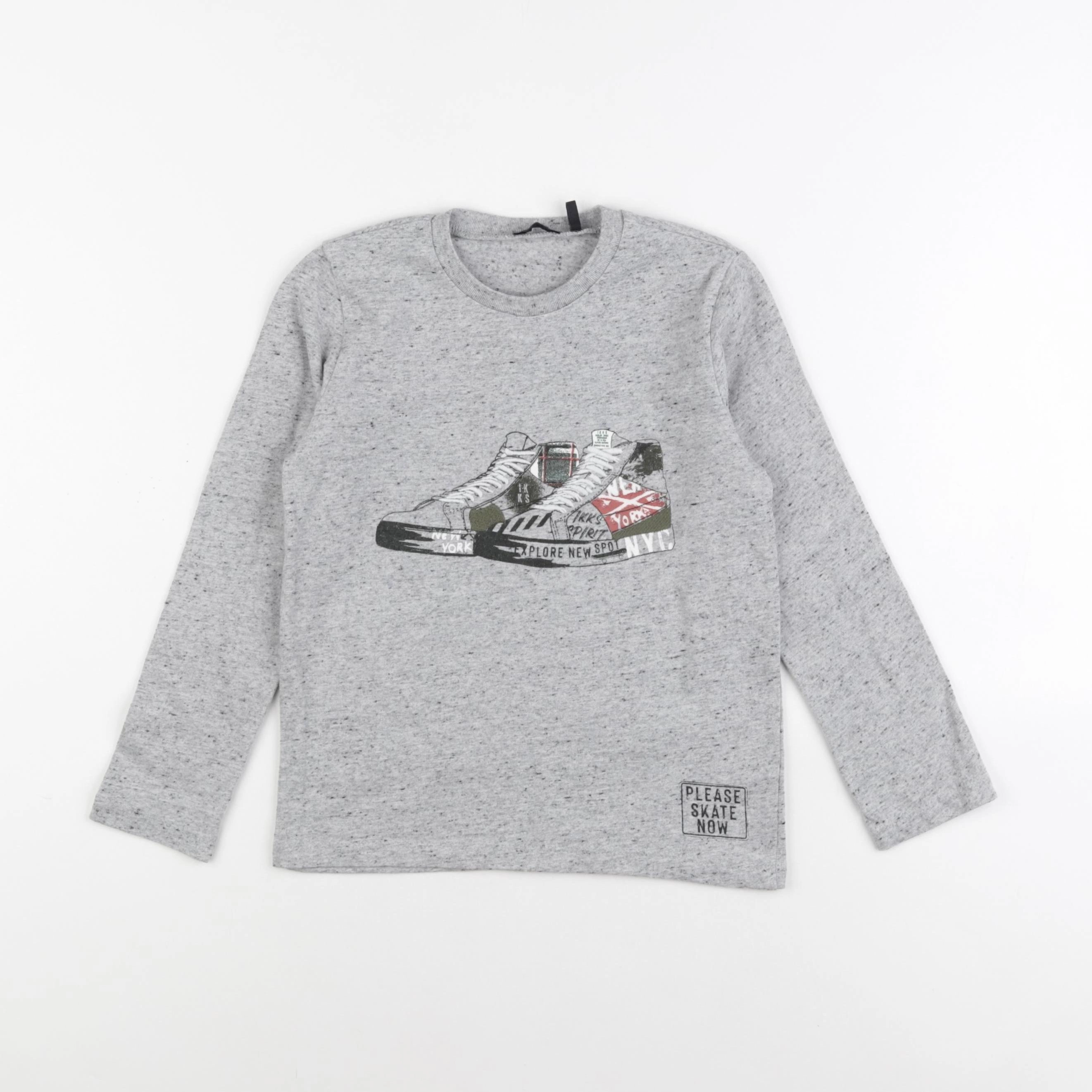 IKKS - tee-shirt gris - 5 ans