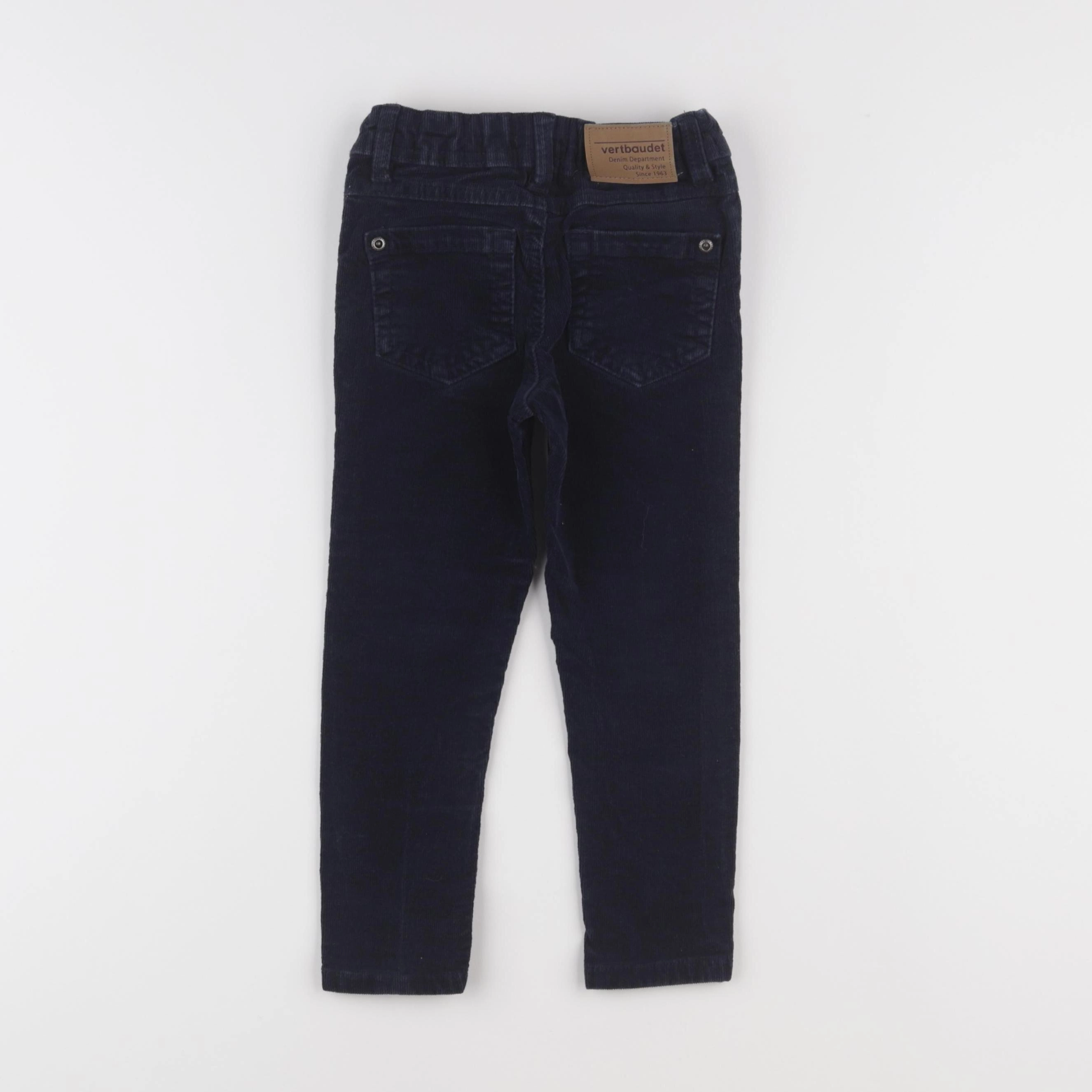Vertbaudet - pantalon bleu - 3 ans