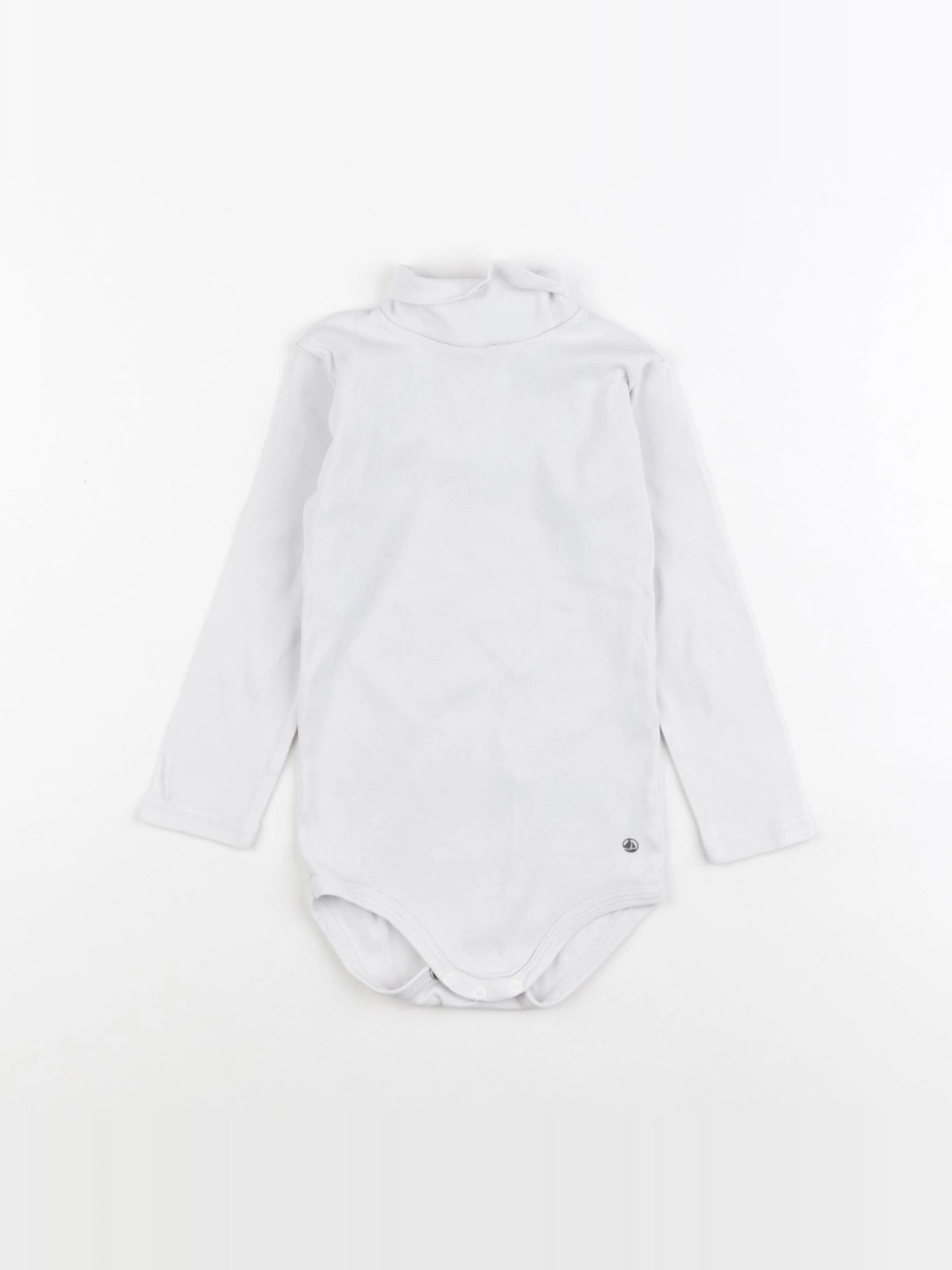 Petit Bateau - body à col blanc - 24 mois