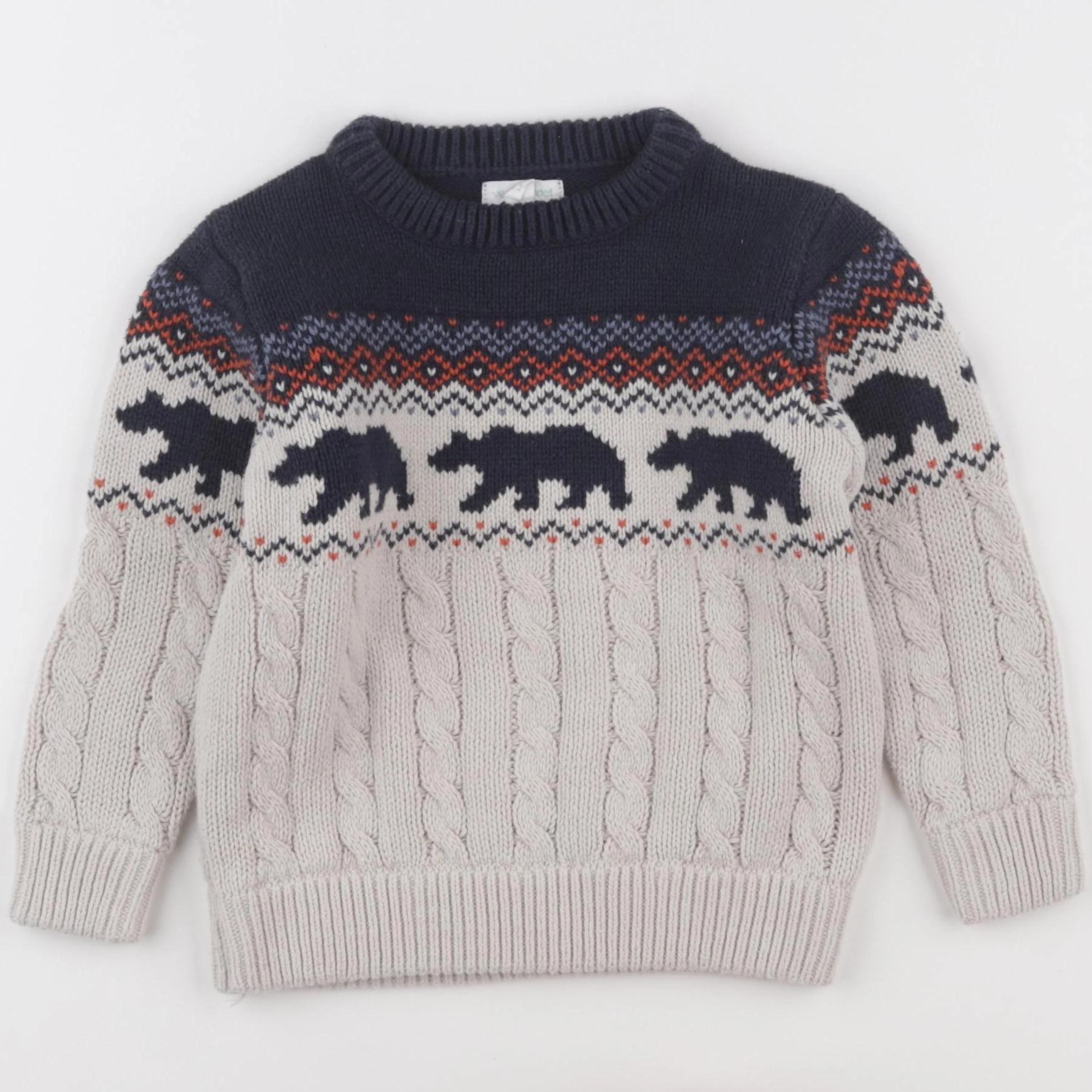 Vertbaudet - pull multicolore - 3 ans