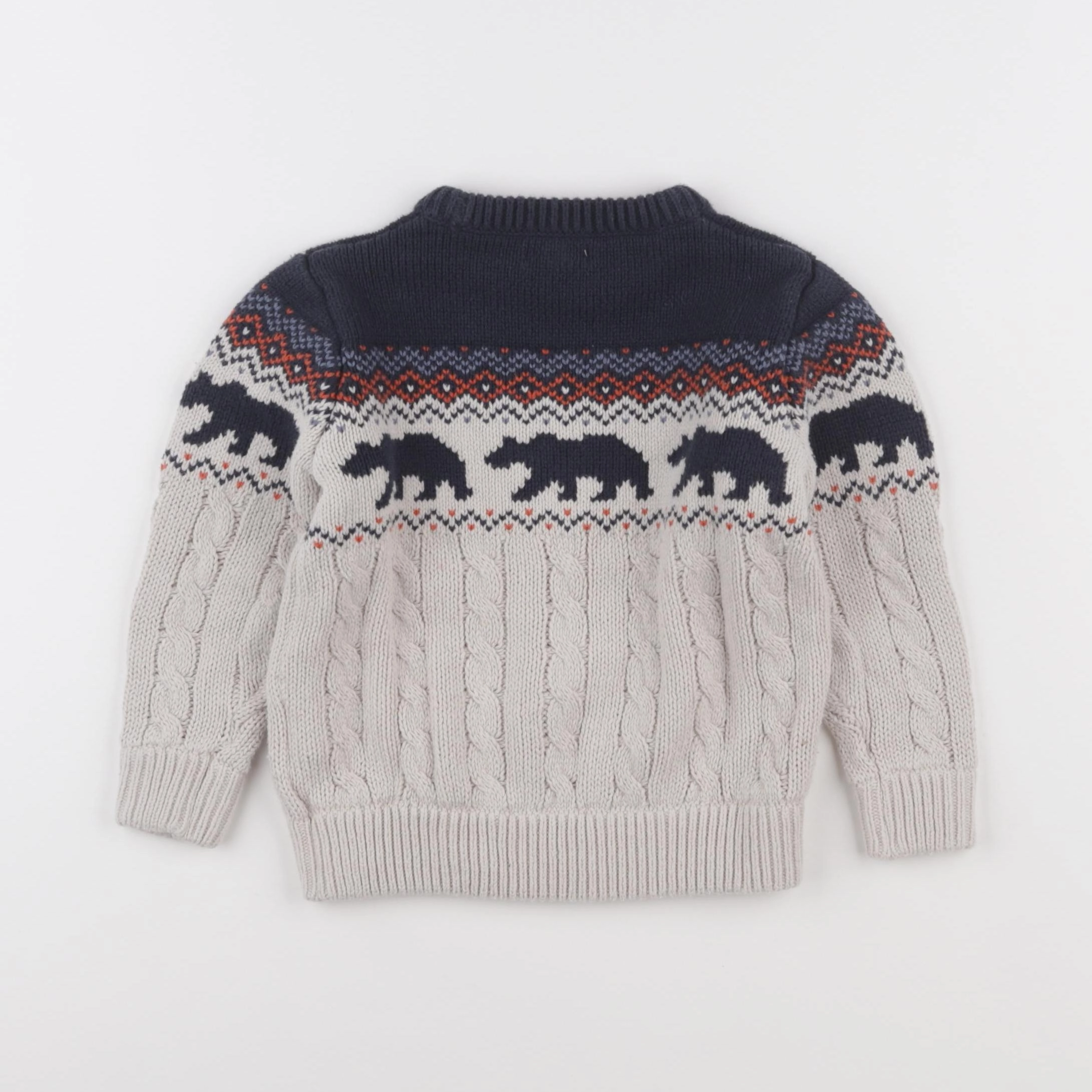 Vertbaudet - pull multicolore - 3 ans