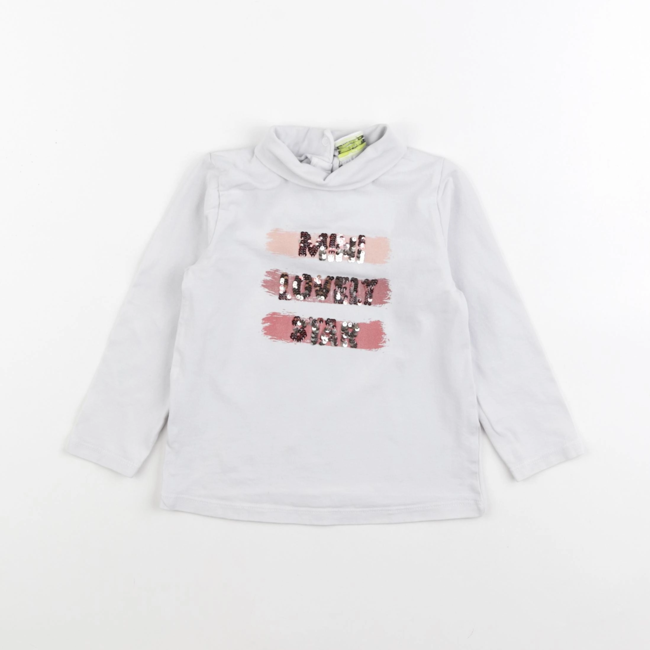 Tape à l'oeil - sous-pull coton blanc - 24 mois