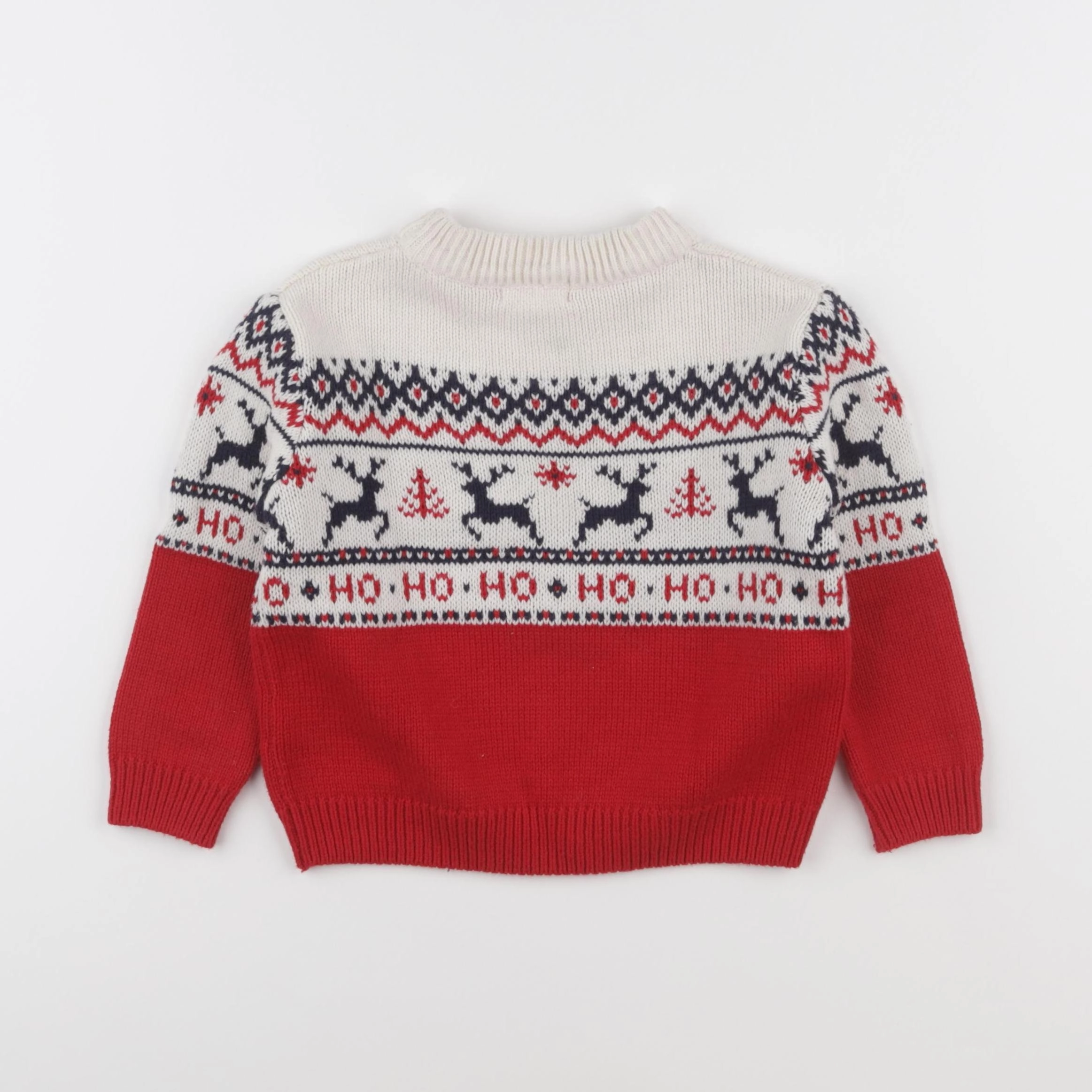 Vertbaudet - pull rouge - 3 ans