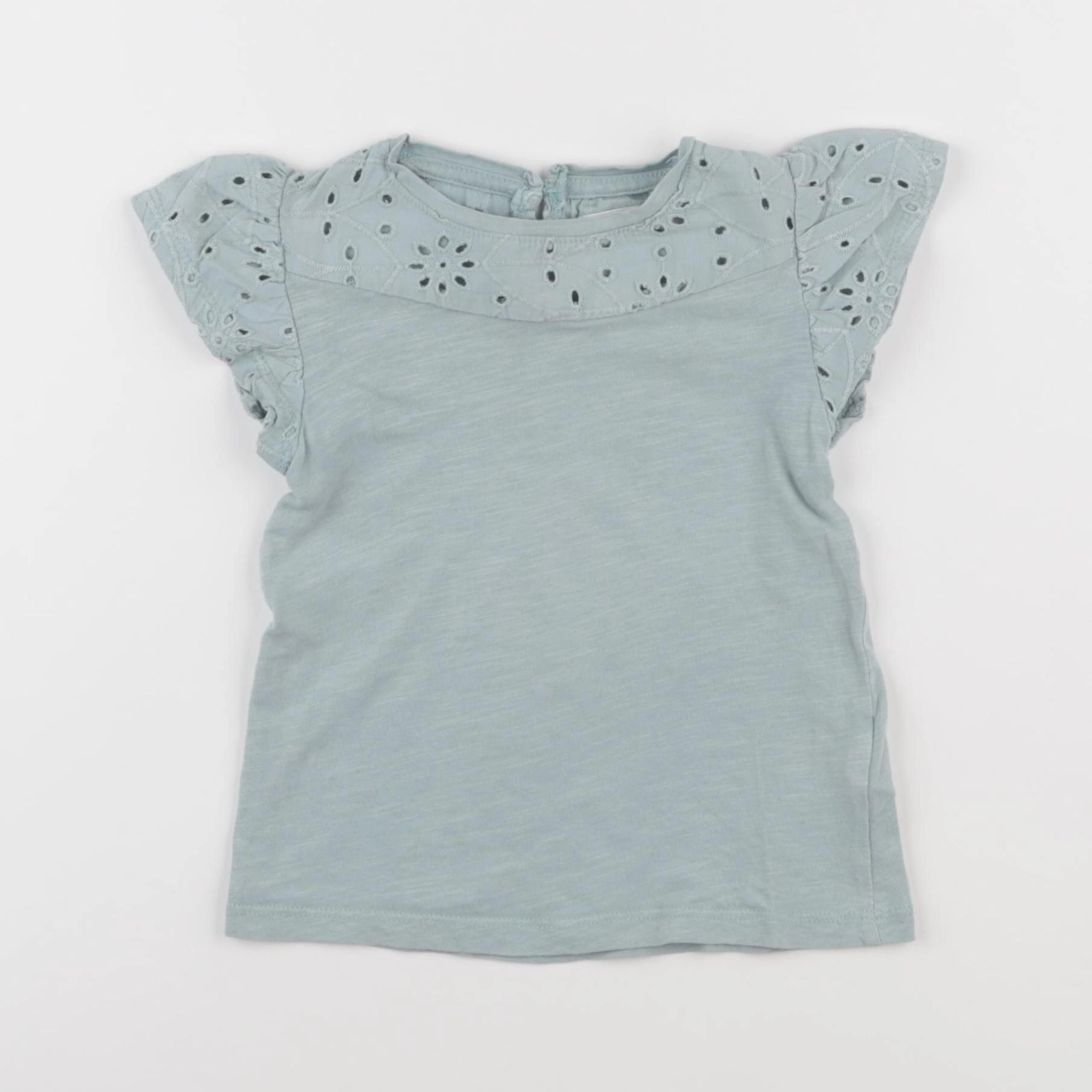 Vertbaudet - tee-shirt bleu - 2 ans